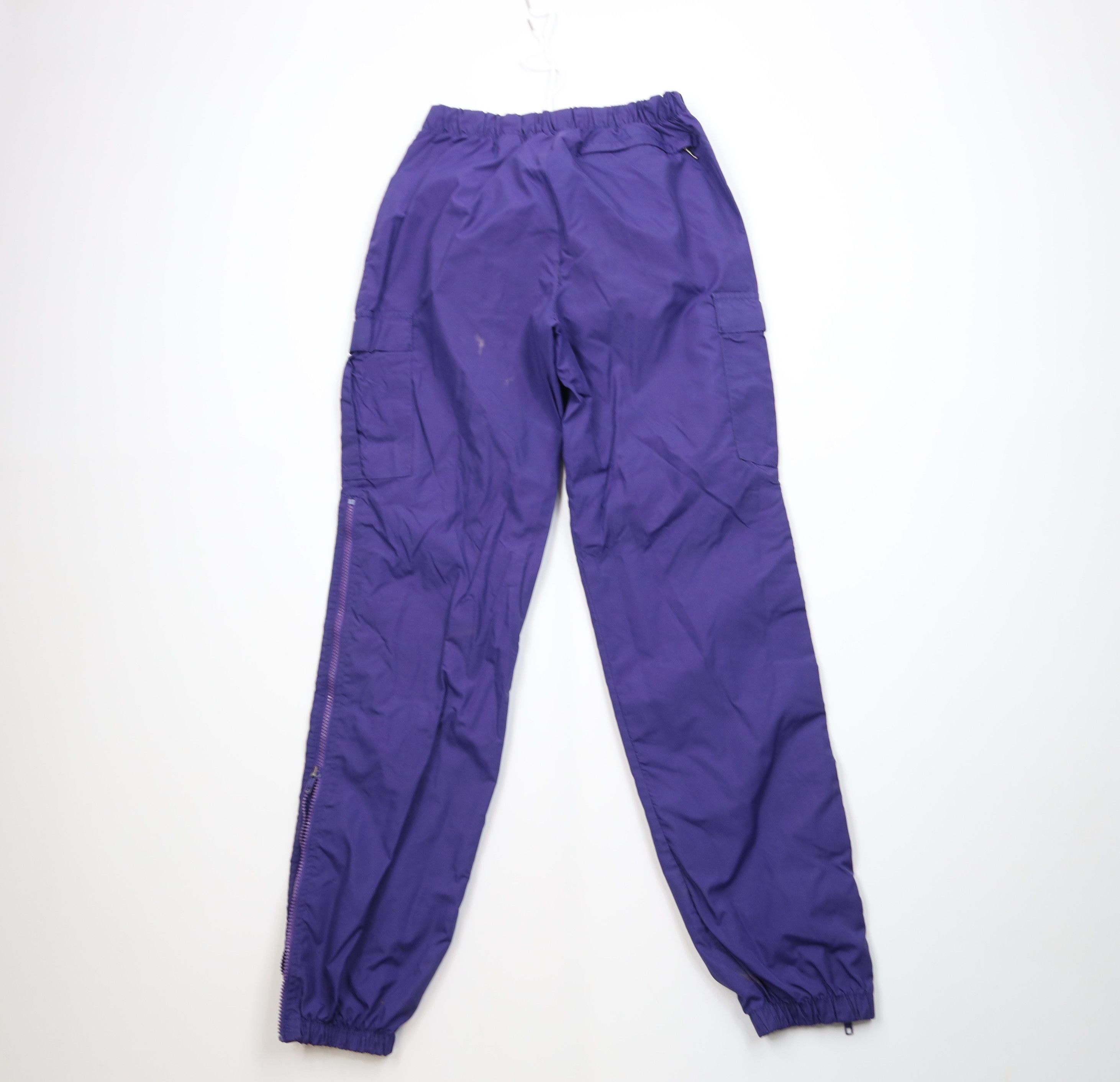 Vintage Vintage 90s Streetwear Blank Waterproof Cargo Joggers Pants Size US 32 / EU 48 - 12 Thumbnail