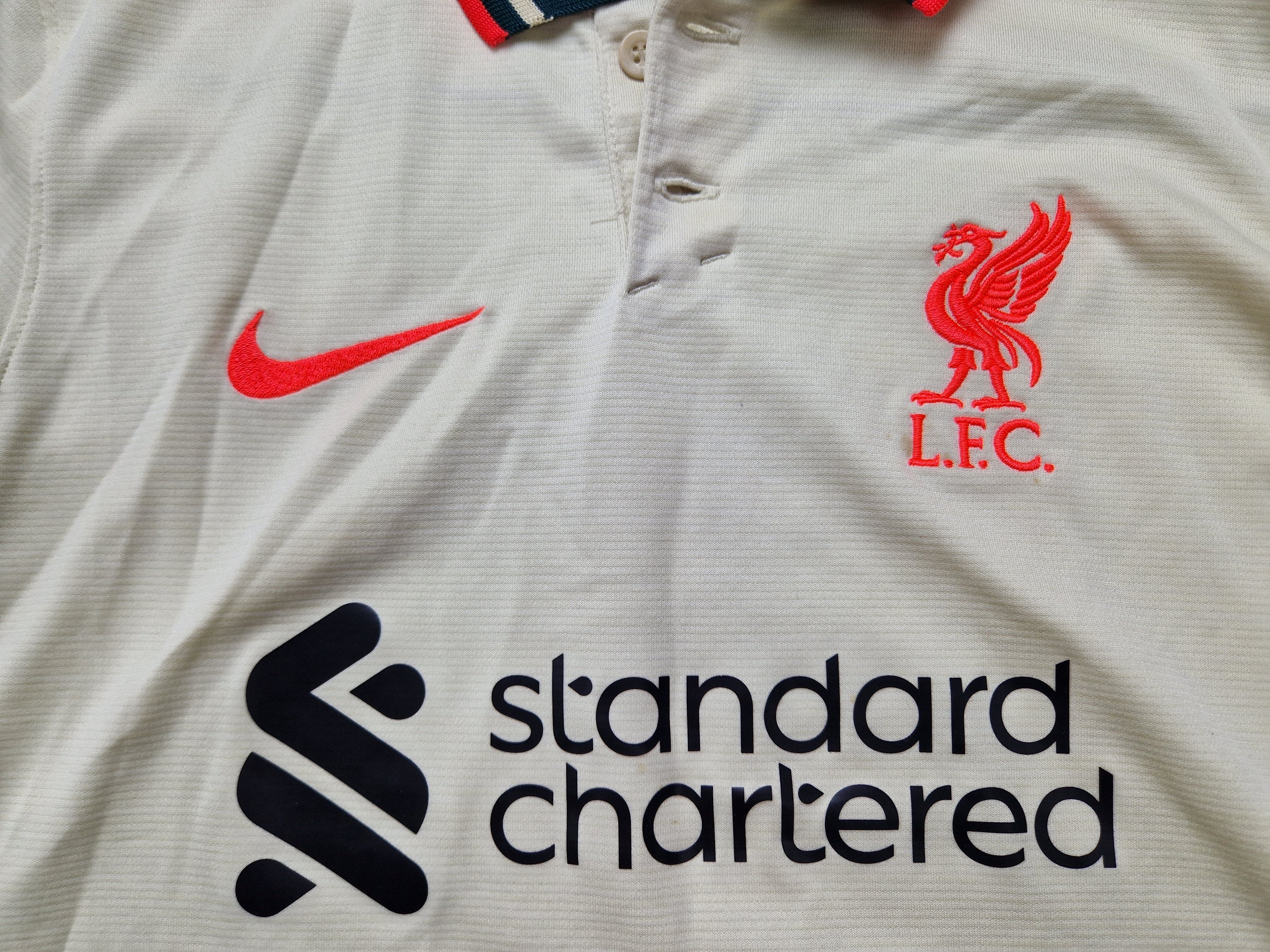 Nike Fabinho Nike 2021-22 Liverpool Away Jersey - YOUTH L Size US XXS / EU 40 - 3 Thumbnail