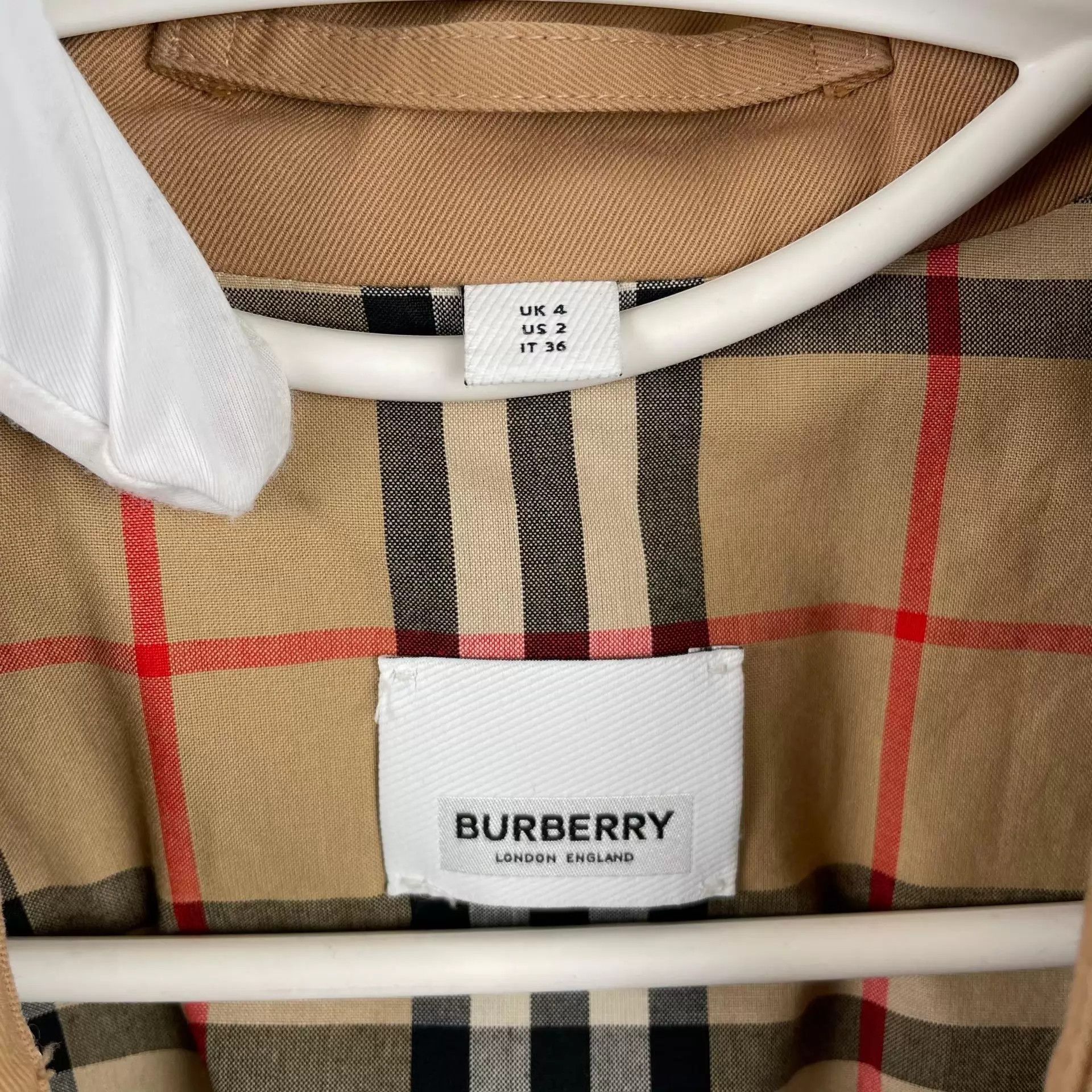 Burberry Burberry Trench Coat 34 Khaki 260328CYX9KA1 Size XS / US 0-2 / IT 36-38 - 4 Thumbnail