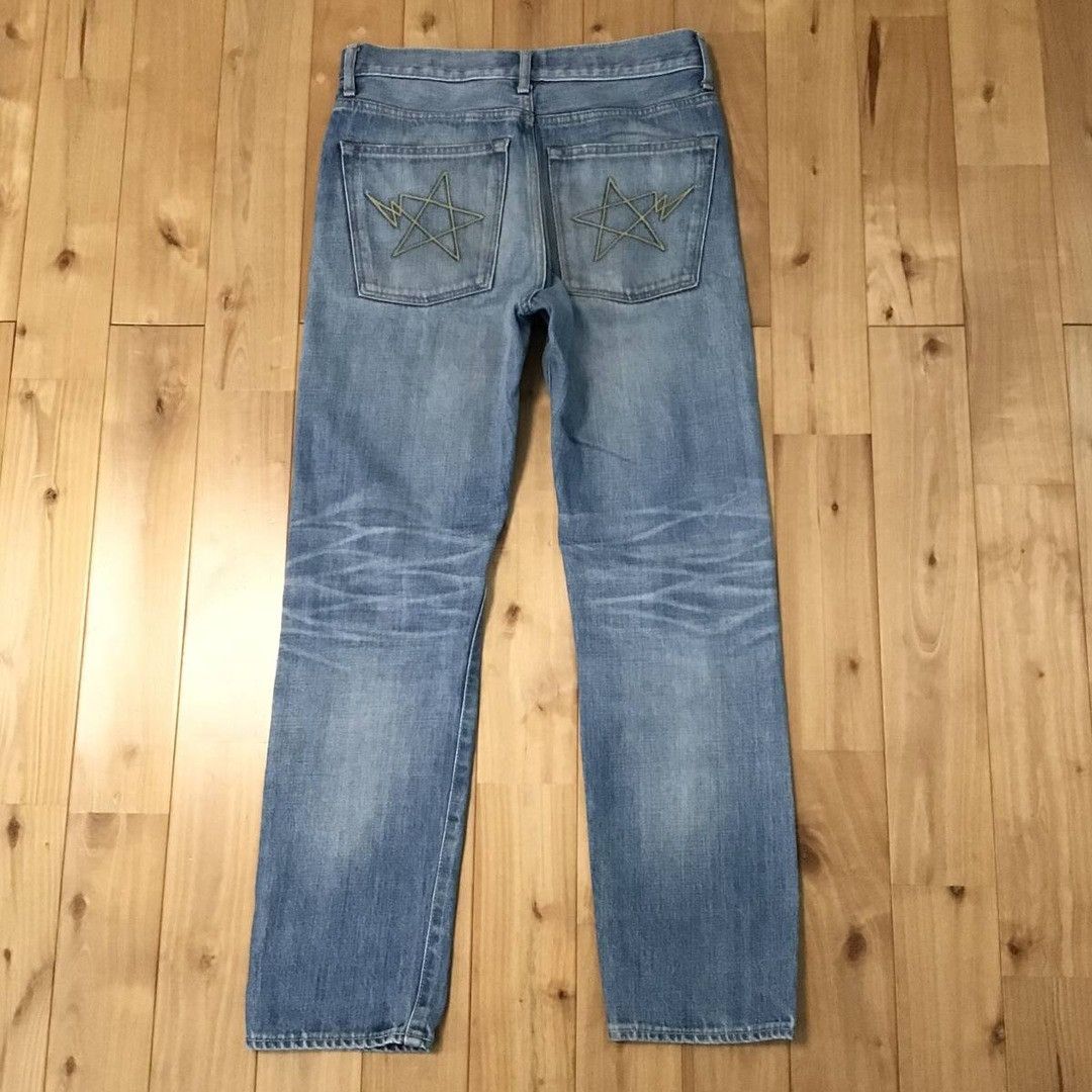 Bape BAPE STA DAMAGED TYPE5 Slim Taper Denim Pants APE ★size S Size US 30 / EU 46 - 4 Thumbnail