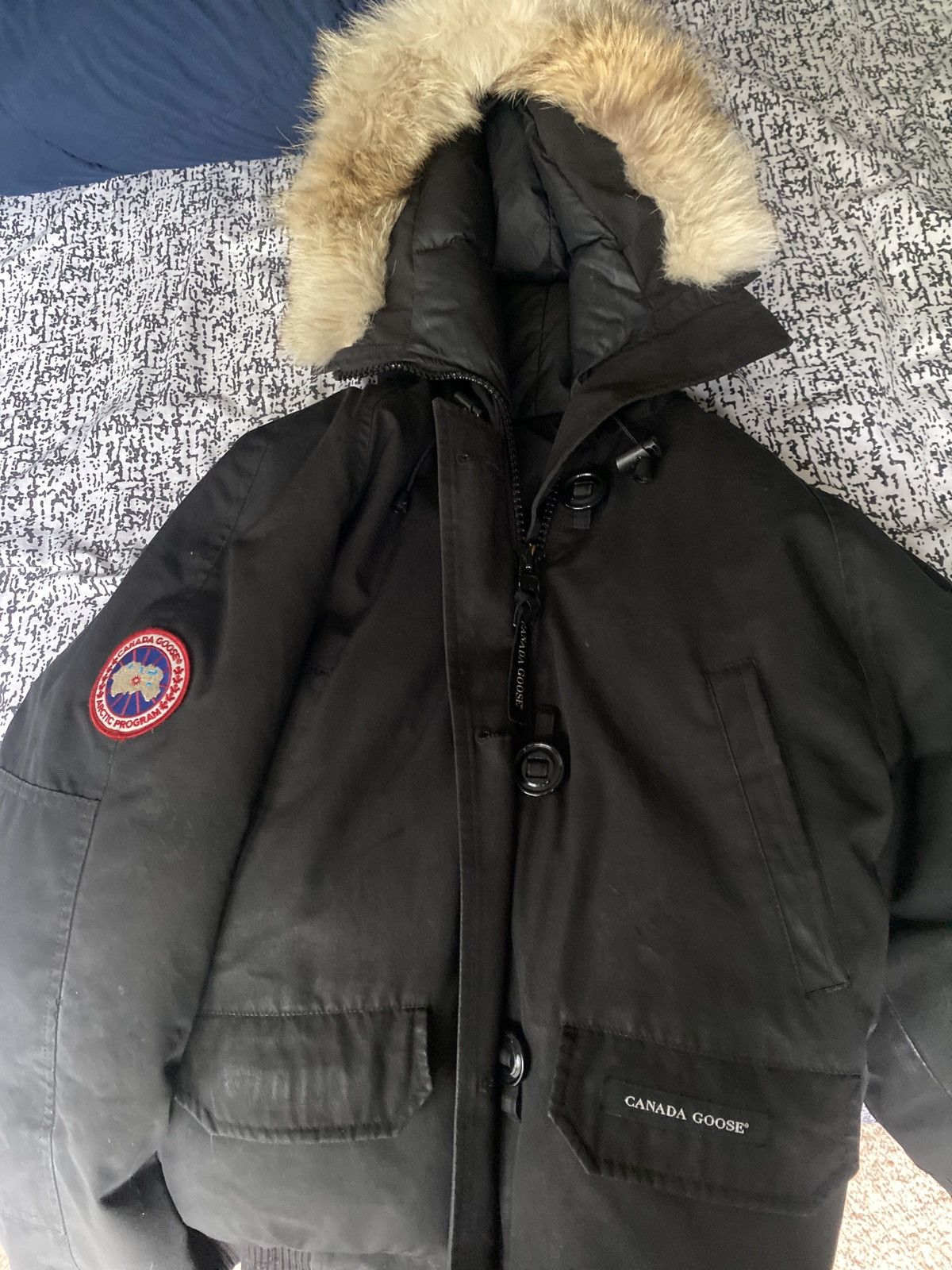 image of Canada Goose Chilliwack Bomber in Black, Men's (Size Small)