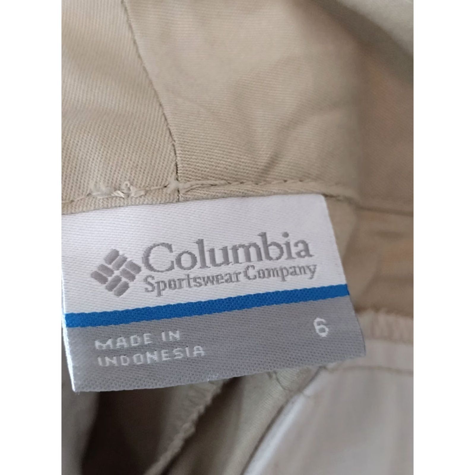 Vintage VINTAGE Columbia Shorts Women’s 8 Tan Chino Cotton Slash Pocket Casual Size 30" / US 8 / IT 44 - 5 Thumbnail