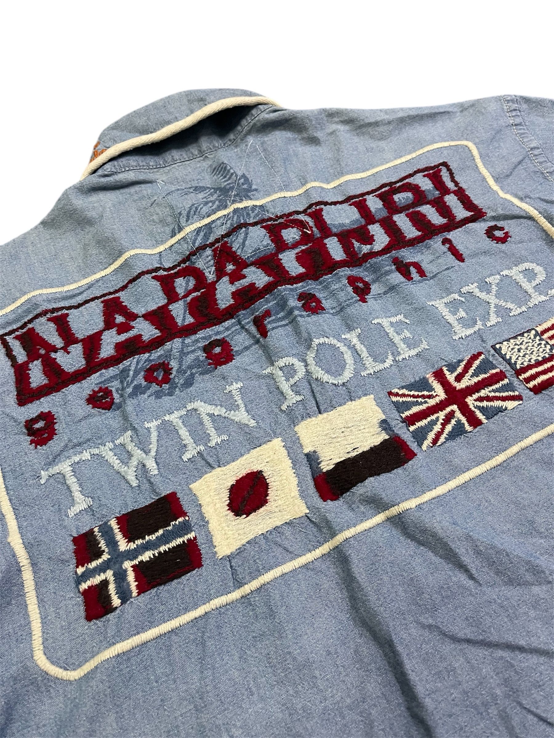 Napapijri Napapijri Chambray Oxford JBA Style Embroidery Logo Size US L / EU 52-54 / 3 - 14 Thumbnail