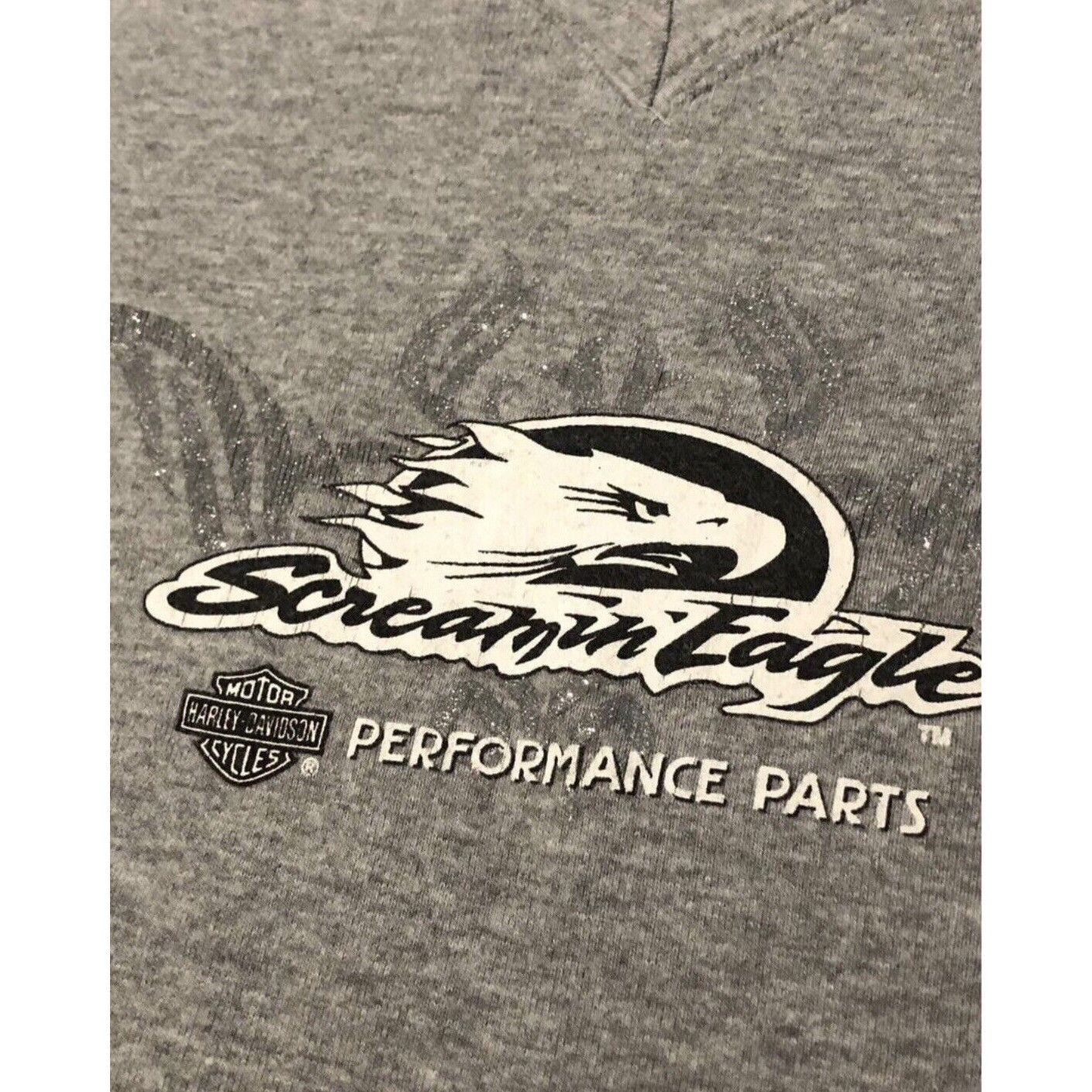 Harley Davidson Harley Davidson T-shirt Large Women Screamin Eagle 🦅 Size L / US 10 / IT 46 - 4 Thumbnail