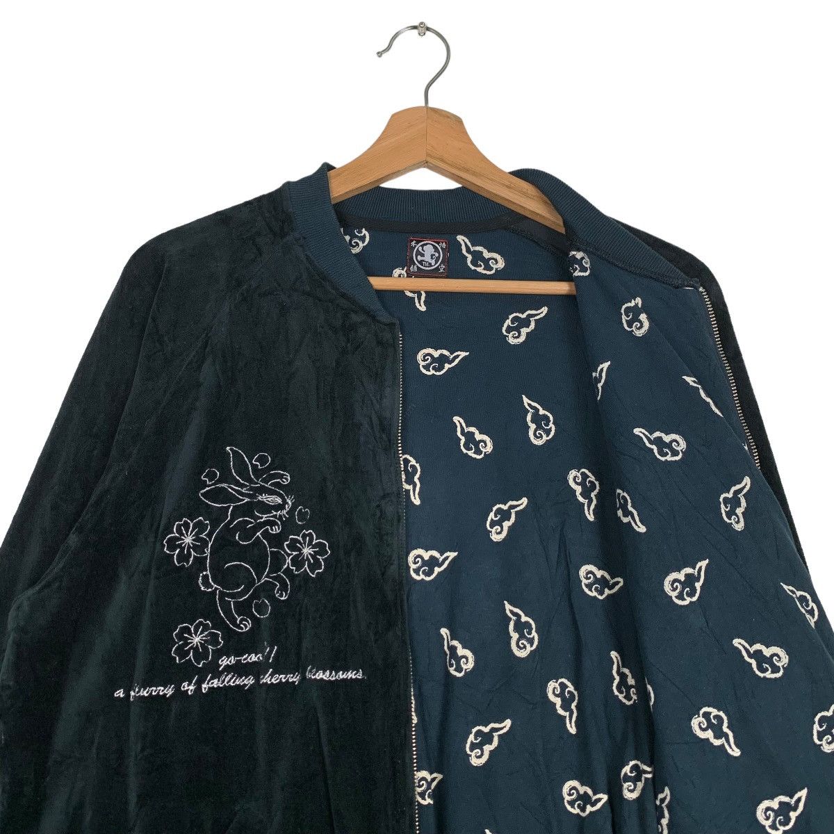 Japanese Brand GO COOL Power's Rock Embroidery Sukajan Jacket #0524-C24 Size US L / EU 52-54 / 3 - 11 Thumbnail