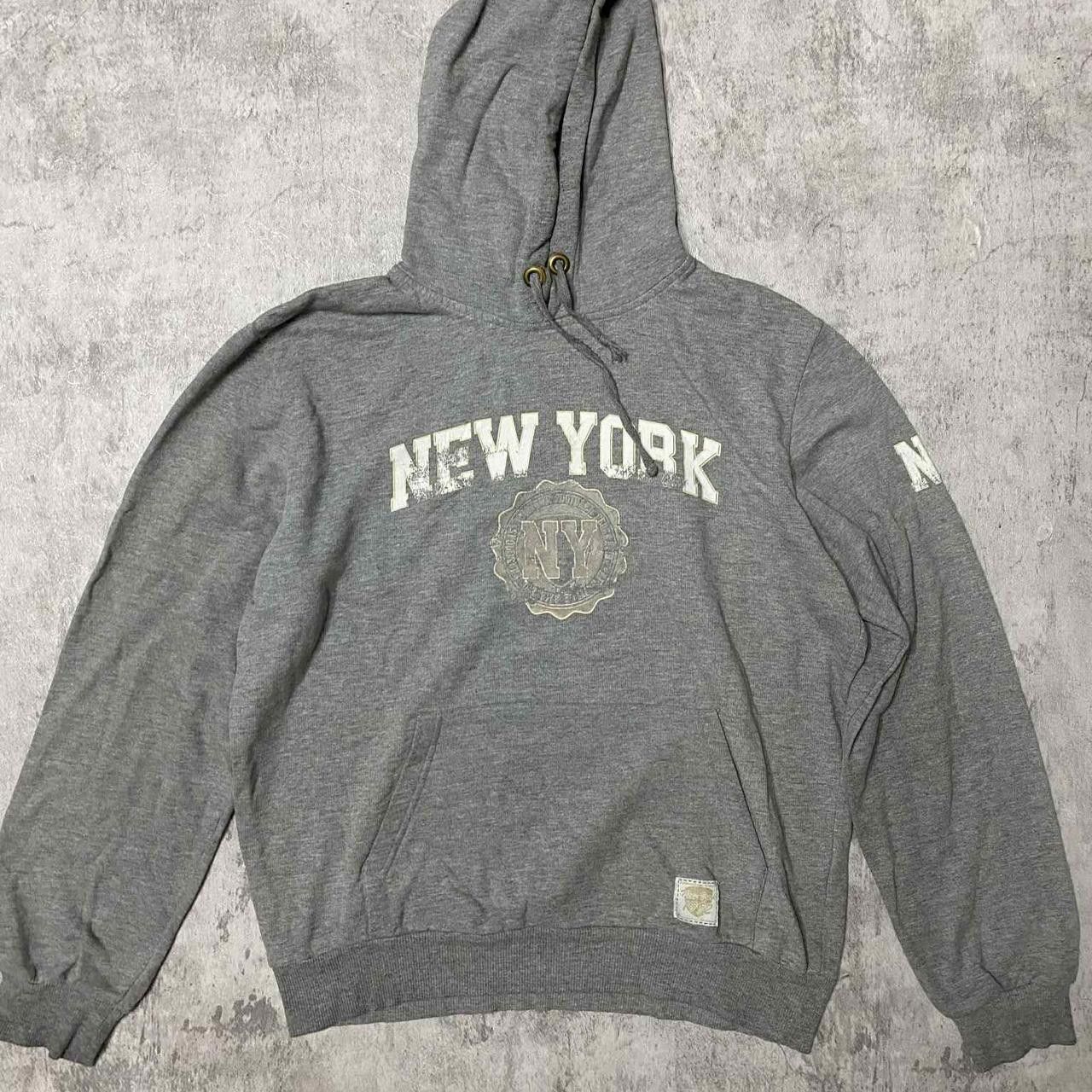 Other Net york gray Hoodie vintage Size US L / EU 52-54 / 3 - 1 Thumbnail