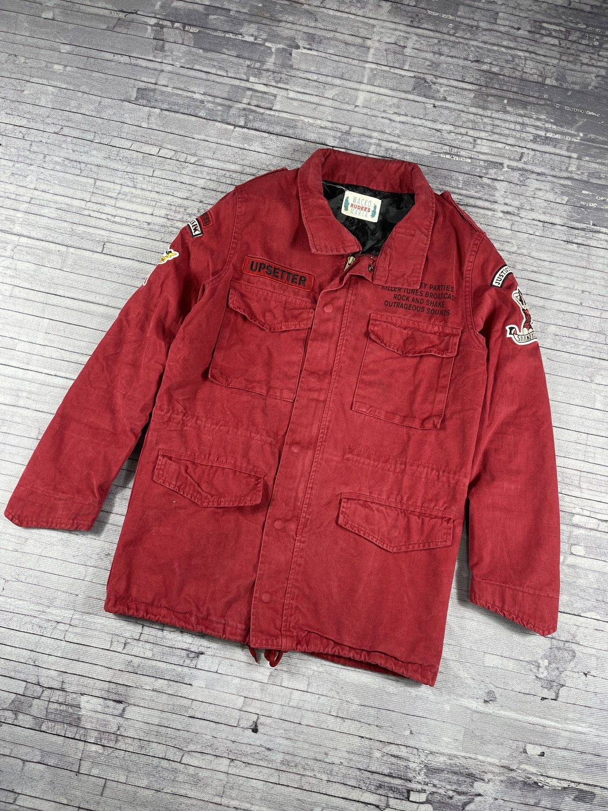 Wacko Maria Japan Guilty Parties Outrageous Red Jacket