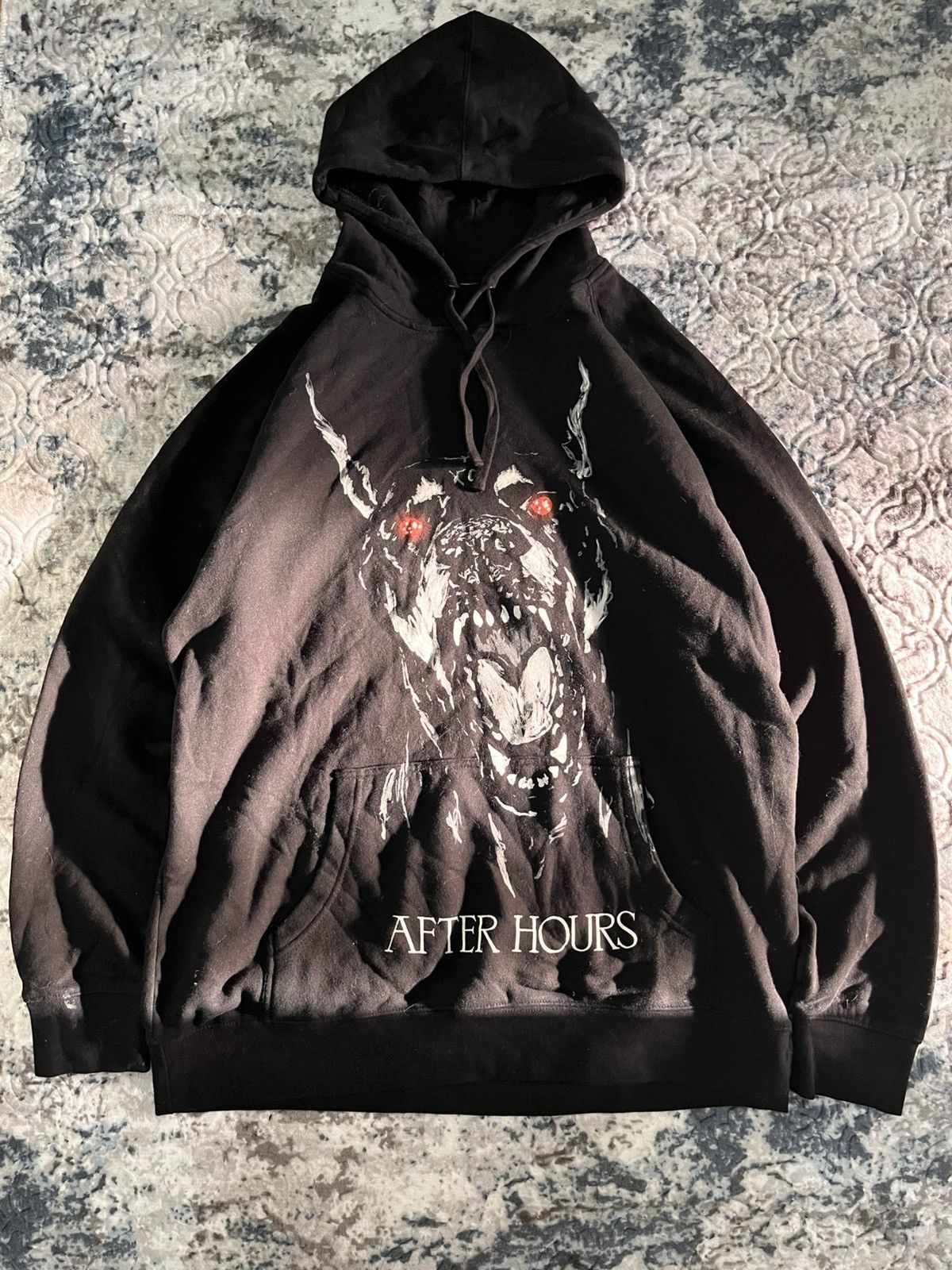 The Weeknd The Weeknd AFTER HOURS DOG PULLOVER HOOD Official Size XL Size US XL / EU 56 / 4 - 2 Thumbnail
