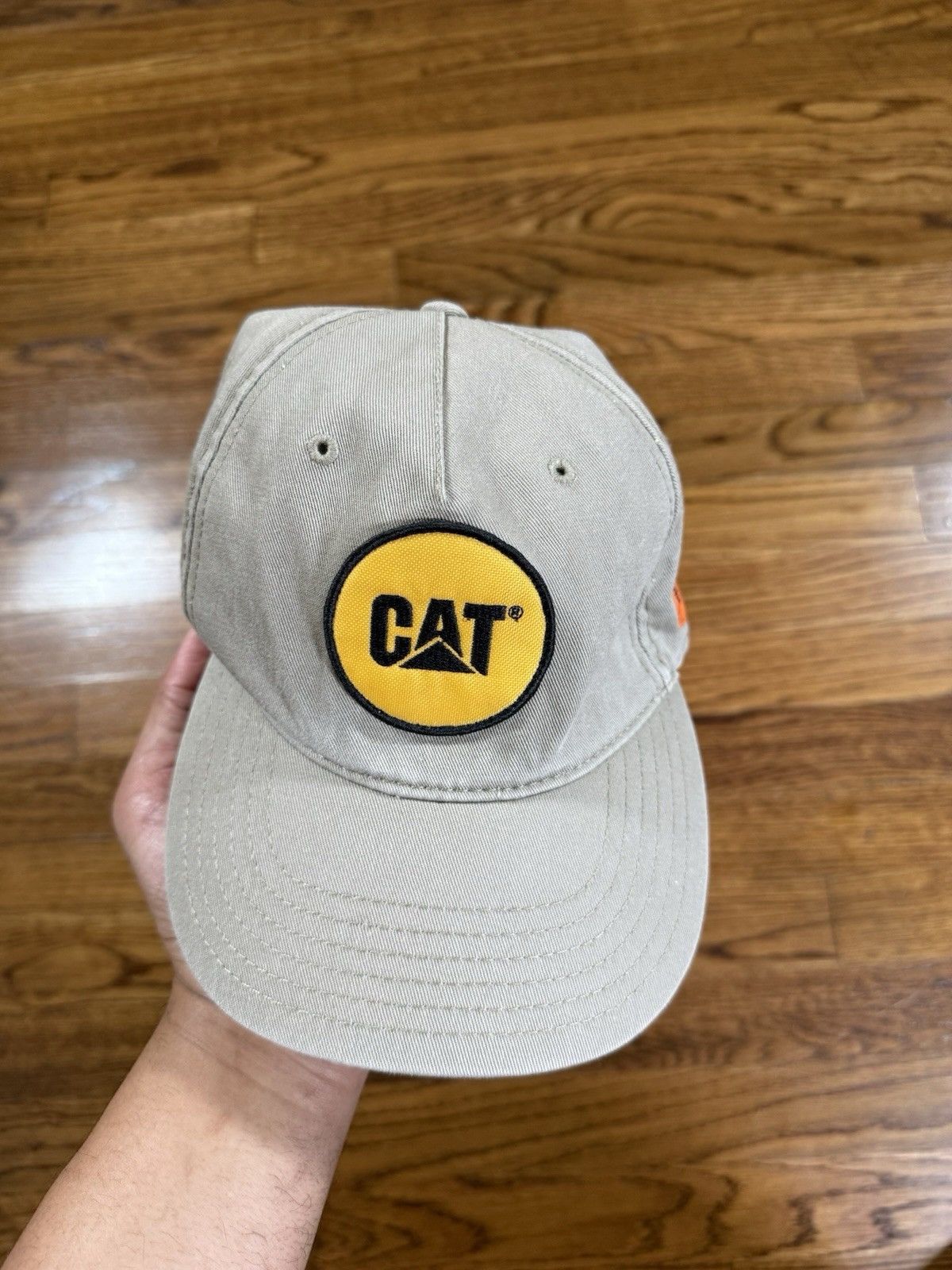Heron Preston Heron Preston x Caterpillar Patch Baseball Cap Hat Beige Size ONE SIZE - 4 Thumbnail