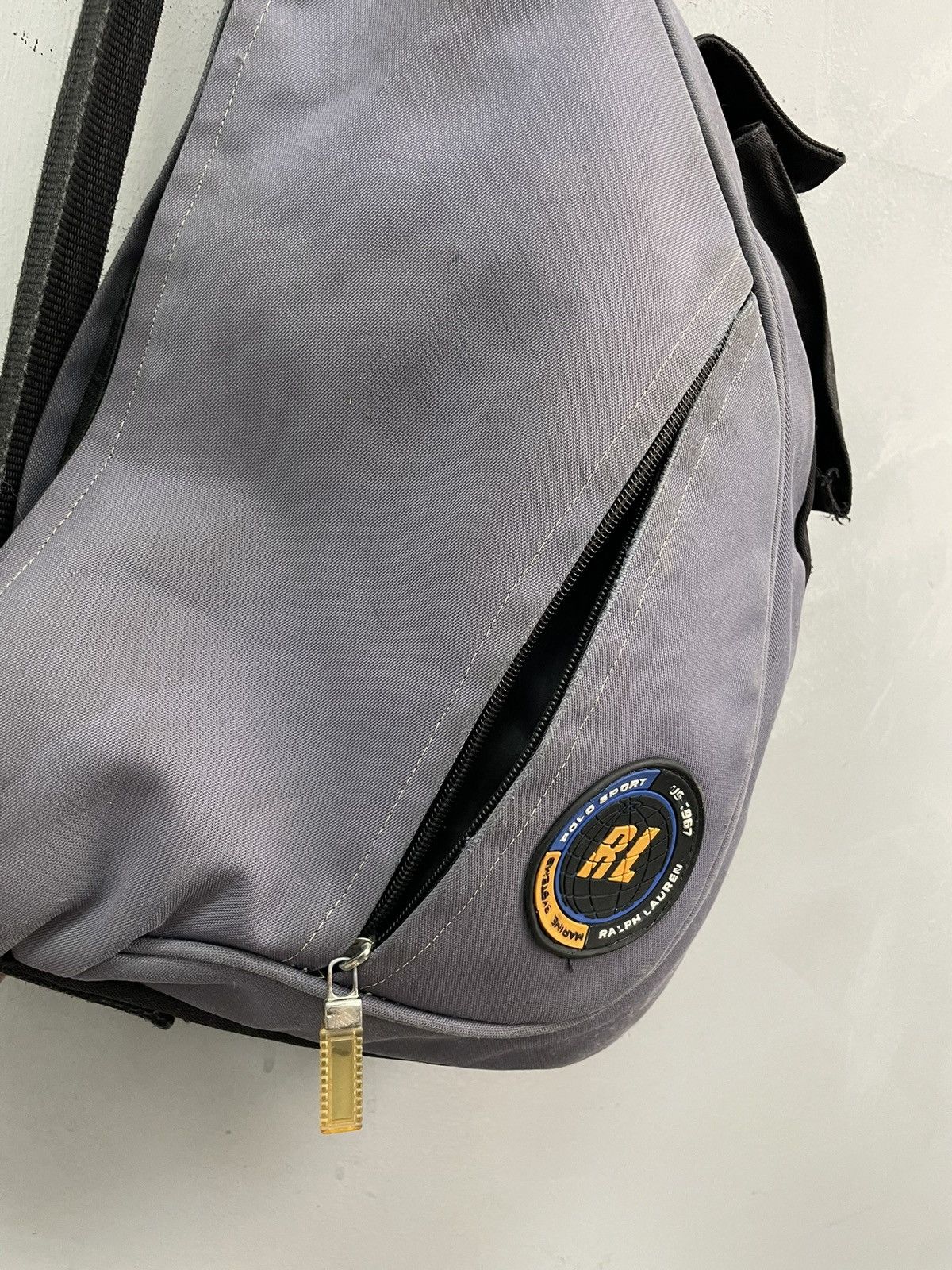 Polo Ralph Lauren Vintage polo ralph lauren sport Grey Sling Shoulder Bag Size ONE SIZE - 6 Thumbnail