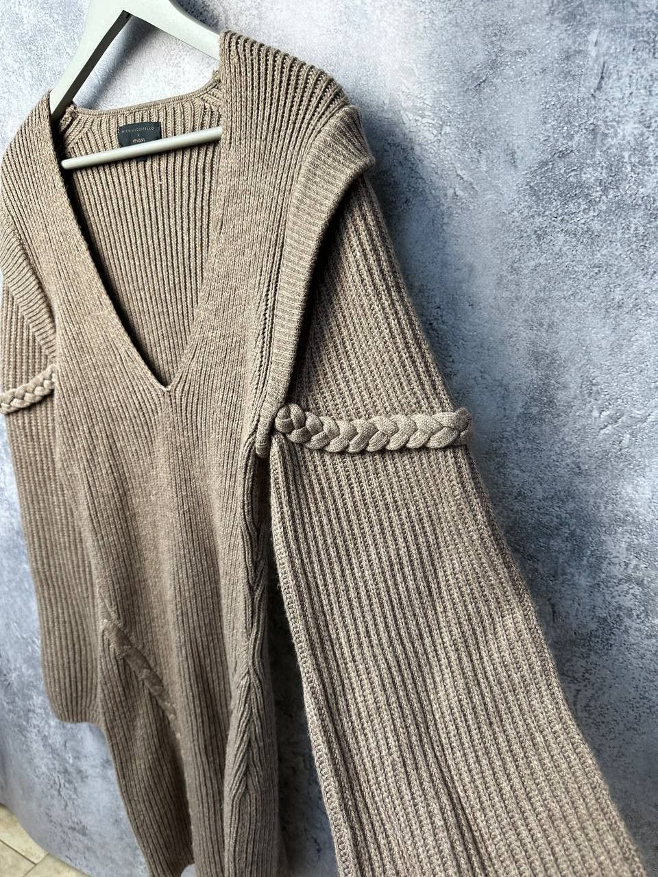 REVOLVE Michael Costello x Revolve Knit Sweater Dress Braided Detail Size XL / US 12-14 / IT 48-50 - 7 Thumbnail