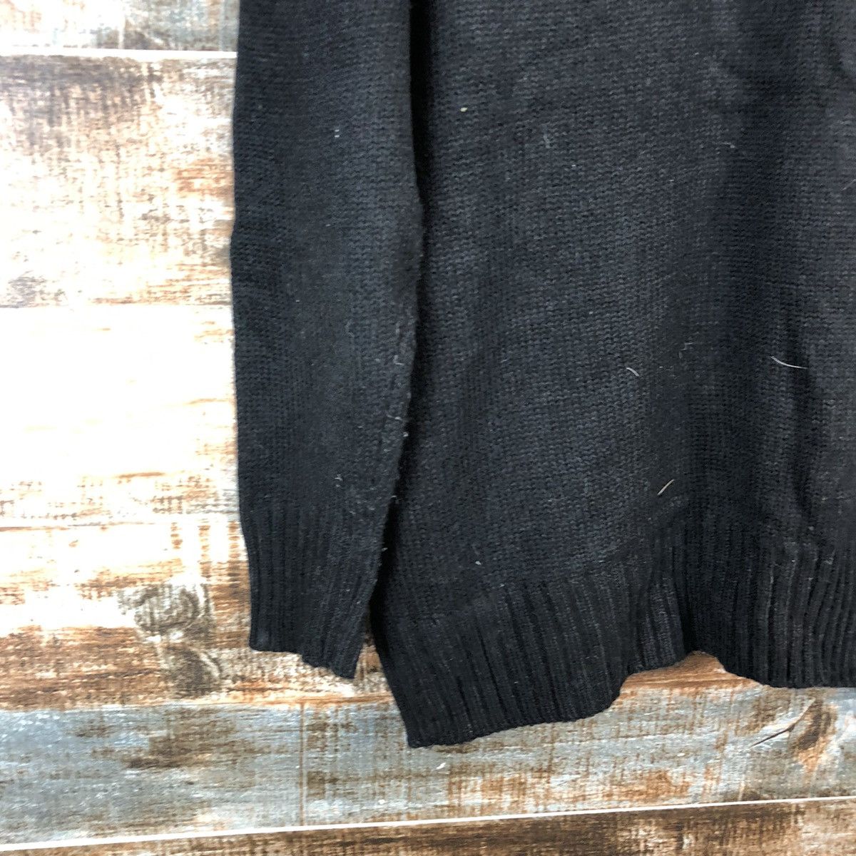 Homespun Knitwear DL Cinema Club Black Cardigan Knitwear #C573 Size US M / EU 48-50 / 2 - 15 Thumbnail