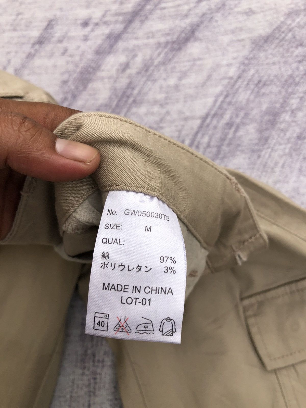 Japanese Brand × Vintage Vintage Slim Fit Beige Cargo Trousers Multi Pocket Size US 28 / EU 44 - 7 Thumbnail