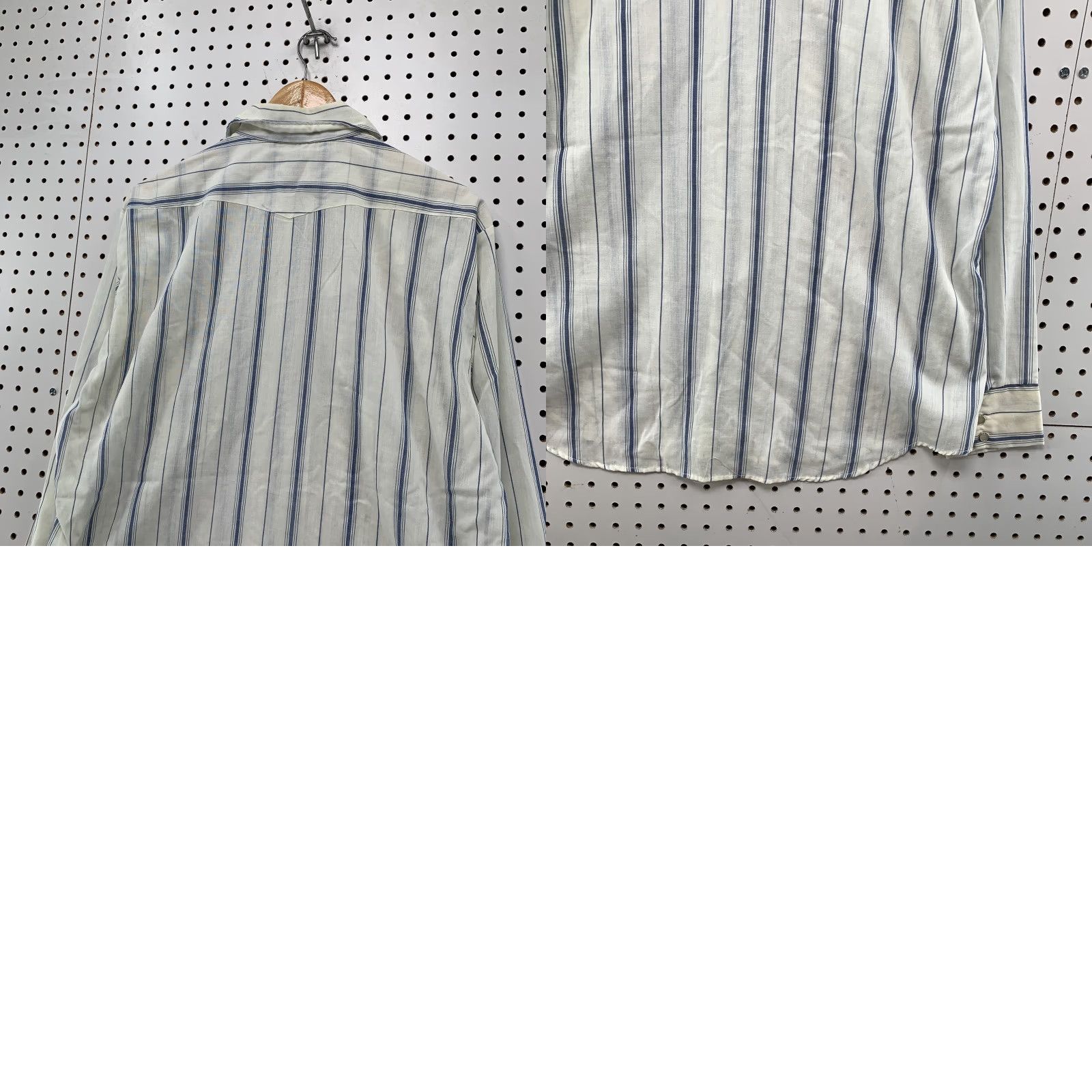Vintage VINTAGE Round-Up Snap Shirt Mens Large White Western Rodeo Graphic Size US L / EU 52-54 / 3 - 8 Thumbnail