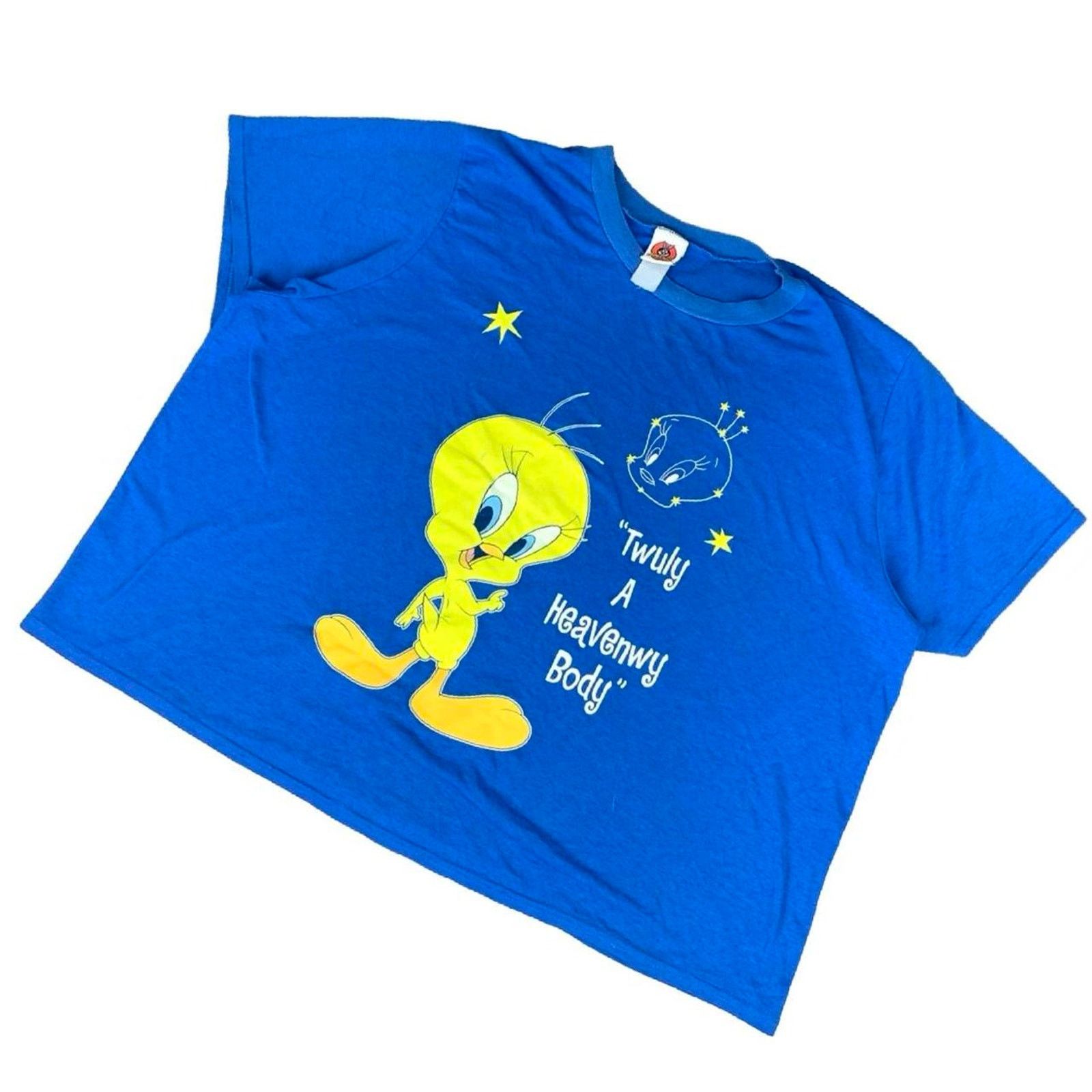 Vintage × Warner Bros Vintage 90s Looney Tunes Tweety Bird T-shirt Size US M / EU 48-50 / 2 - 1 Thumbnail