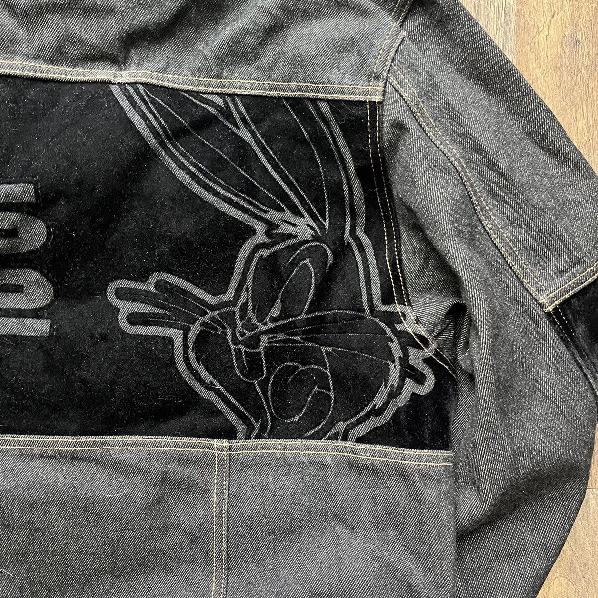 Southpole × Vintage CRAZY Y2K South Pole Studio Looney Tunes Denim Jacket XXL Size US XXL / EU 58 / 5 - 7 Thumbnail