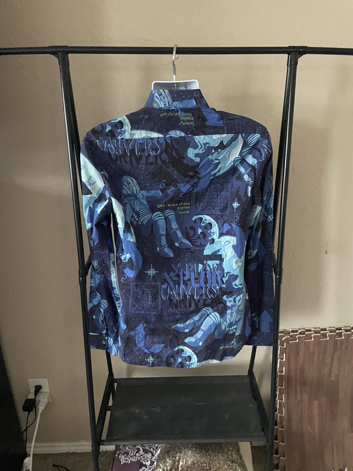 Patrizia Pepe Blue Space Pete Slim Fit nwt 163.00 Size US S / EU 44-46 / 1 - 4 Thumbnail