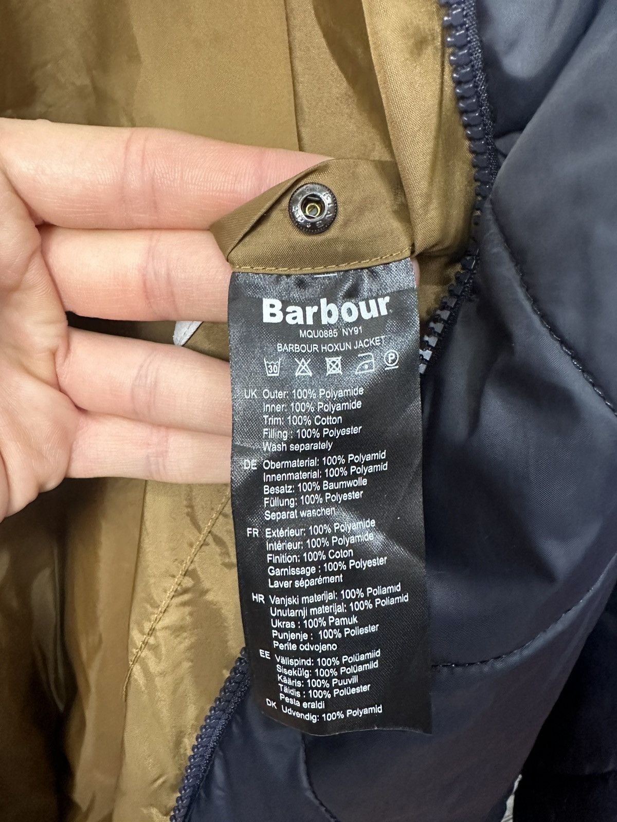 Barbour Barbour Streetwear Quilted Hoxun Light Jacket Size M Size US M / EU 48-50 / 2 - 11 Thumbnail