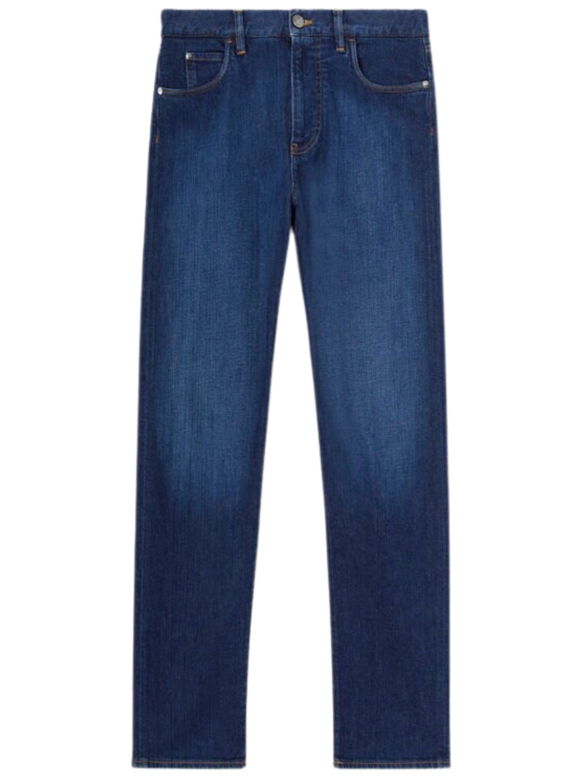 o1w1db10725 FAM2621 Quarona Five-Pocket Pant in Blue
