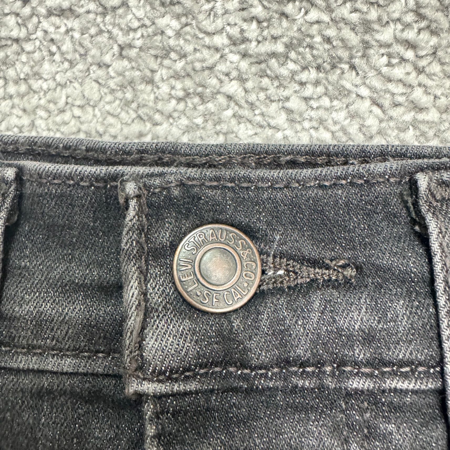 Levi's Levi's 311 Shaping Skinny Jeans Womens 27x30 Black Mid Rise Denim Stretch Size 27" / US 4 / IT 40 - 3 Thumbnail