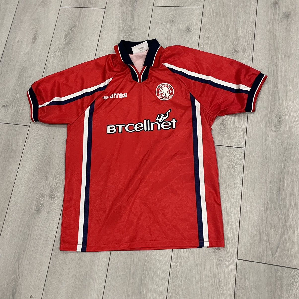 Pro Player Retro 90s BTCELLNET ERREA MIDDLESBROUGH Shirt Jersey Size US M / EU 48-50 / 2 - 1 Thumbnail