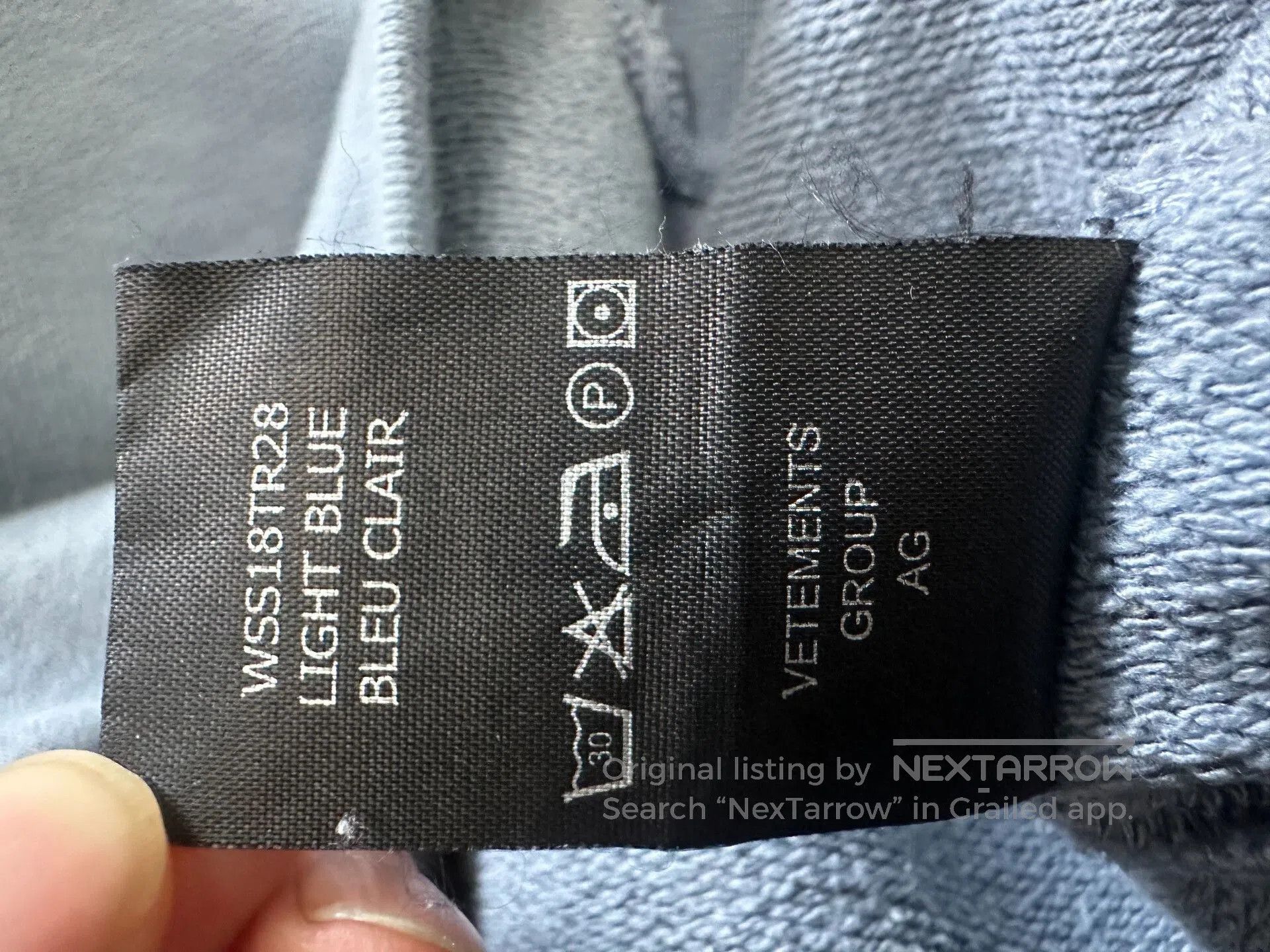 Vetements Blue Unicorn Sweatshirt Unisex. Size S / US 4 / IT 40 - 6 Thumbnail