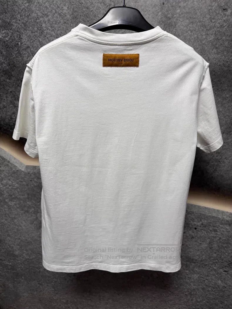 Louis Vuitton Louis Vuitton Cursive logo short sleeve Size US M / EU 48-50 / 2 - 2 Thumbnail