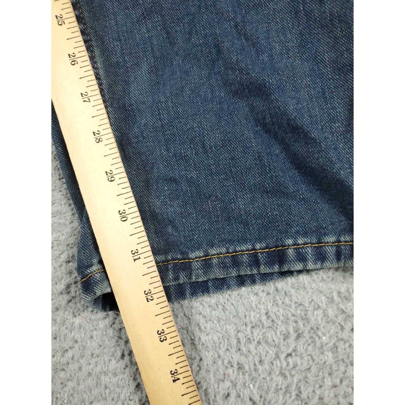 Levi's Levis 514 Jeans Mens Straight Leg Blue Denim Pants 36x32 Size US 36 / EU 52 - 5 Thumbnail