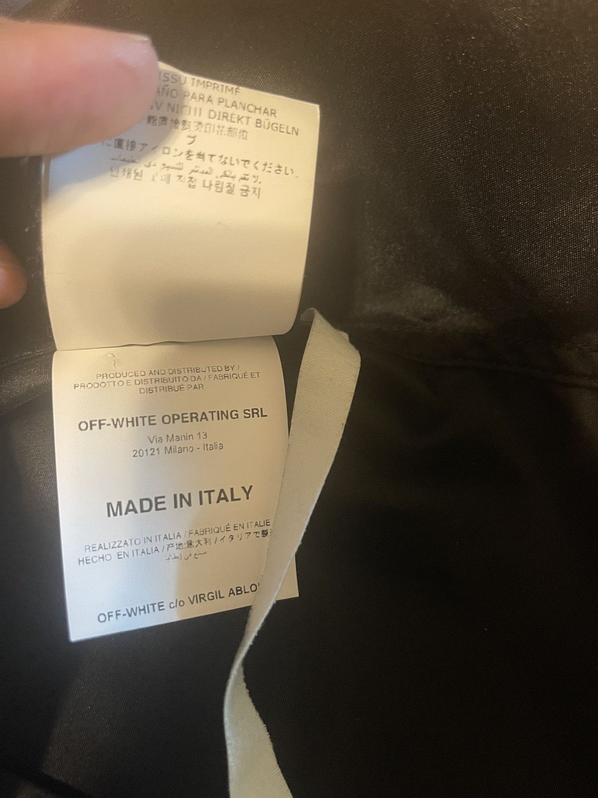 Off-White Off White Virgil Abloh Oversized Graphic Print Dress Shirt Size US XXL / EU 58 / 5 - 7 Thumbnail