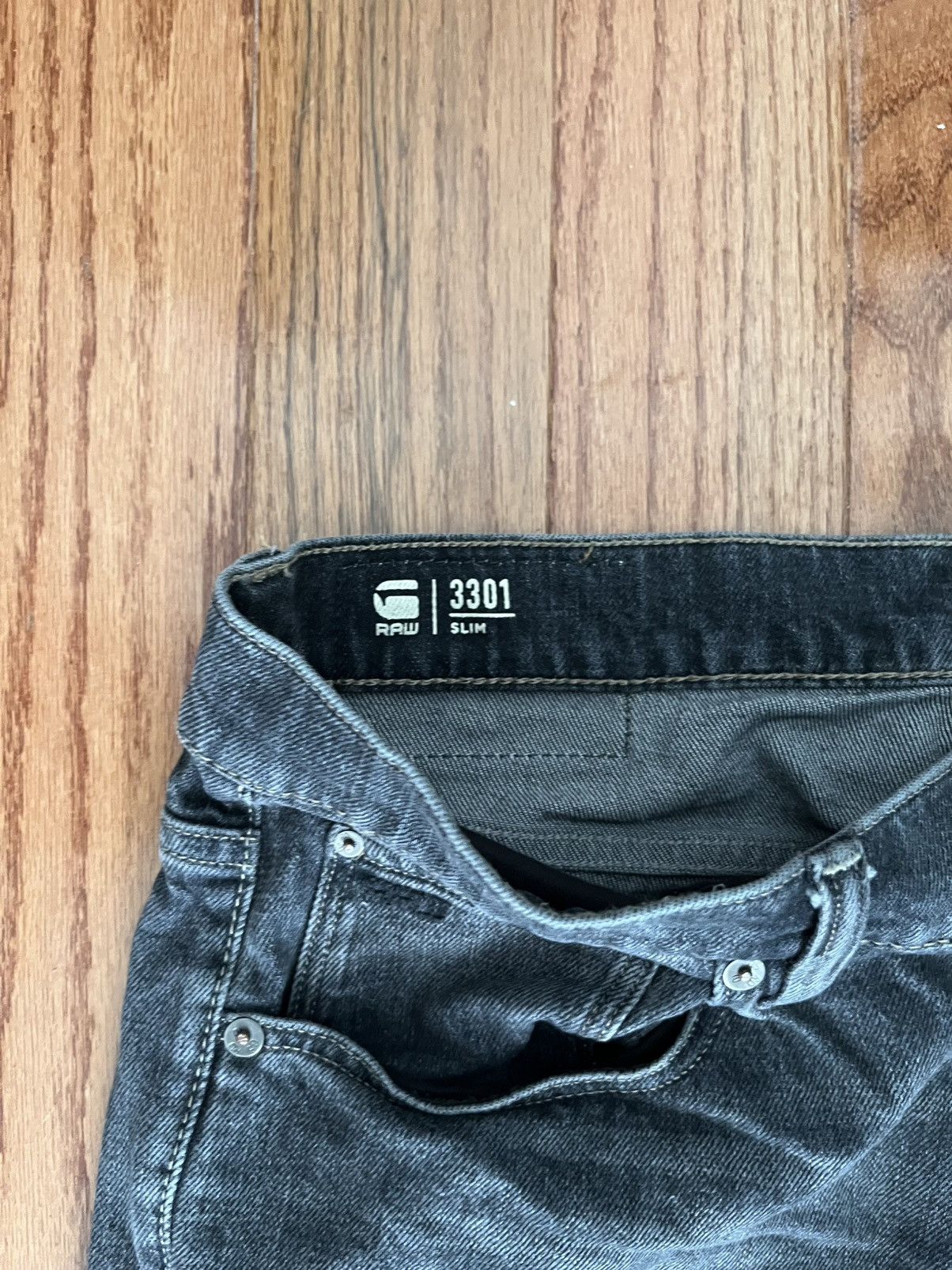 G-Star 3301 Slim Jeans Size US 32 / EU 48 - 5 Thumbnail