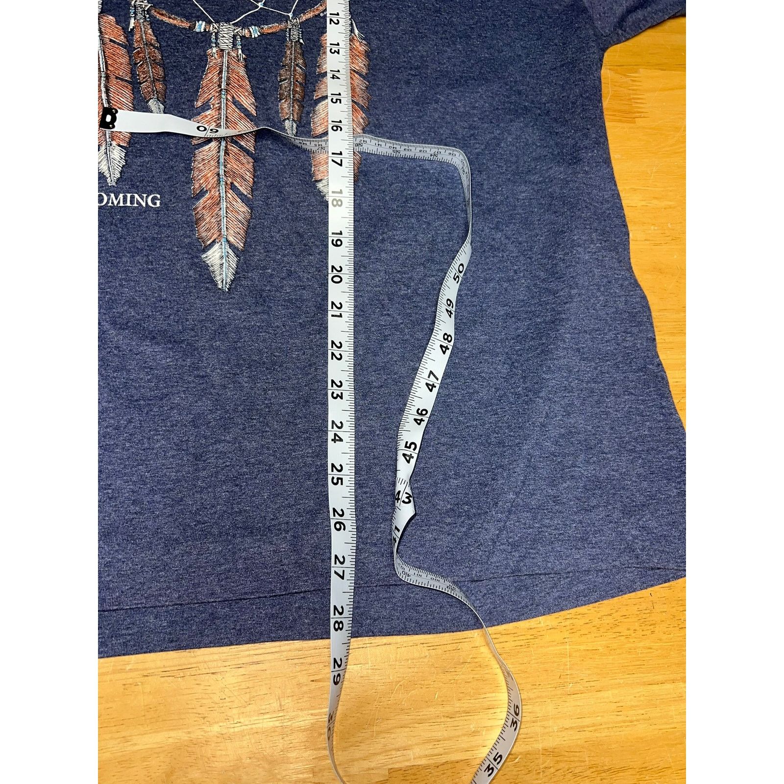 Jerzees Vintage Wyoming Shirt Dreamcatcher Native American Indian X Size US XL / EU 56 / 4 - 12 Thumbnail