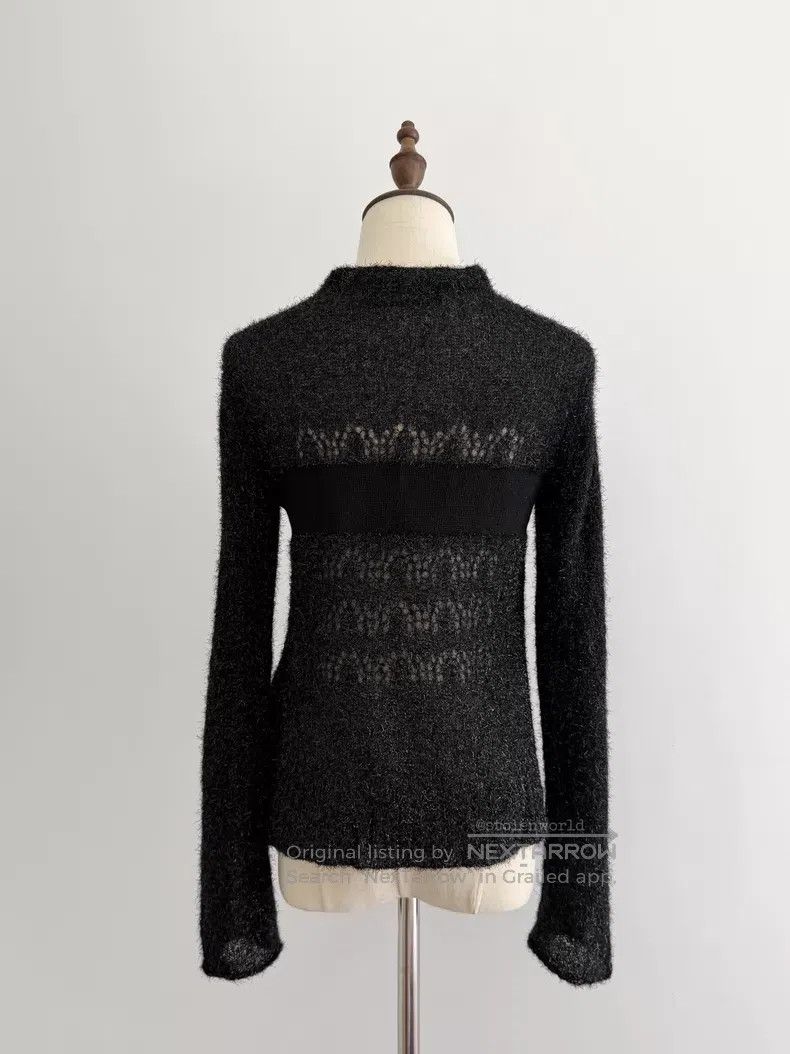 Comme des Garcons Comme Des Garcons size F Shiny Knit Top Size XS / US 0-2 / IT 36-38 - 3 Thumbnail