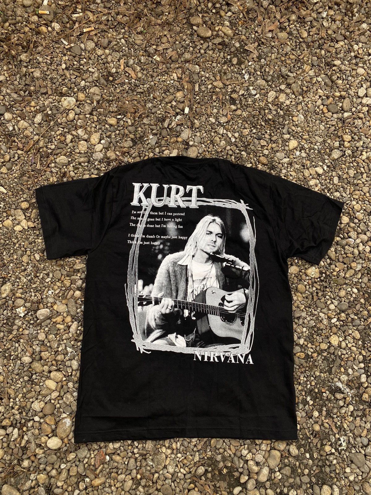 Band Tees × Vintage Vintage Kurt Cobain Nirvana Backprint T-Shirt Size US L / EU 52-54 / 3 - 7 Thumbnail