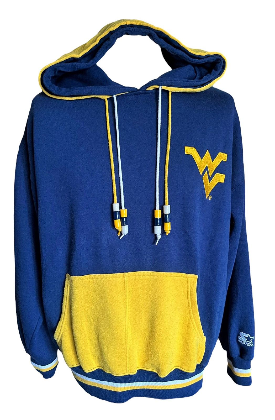 NCAA × Starter × Vintage 1990’s NCAA West Virginia Mountaineers Starter hoodie size L Size US L / EU 52-54 / 3 - 3 Thumbnail