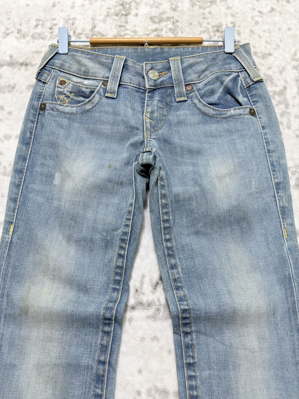 True Religion True Religion Becky Low Rise Bootcut Y2K Women Denim Size US 28 / EU 44 - 3 Thumbnail