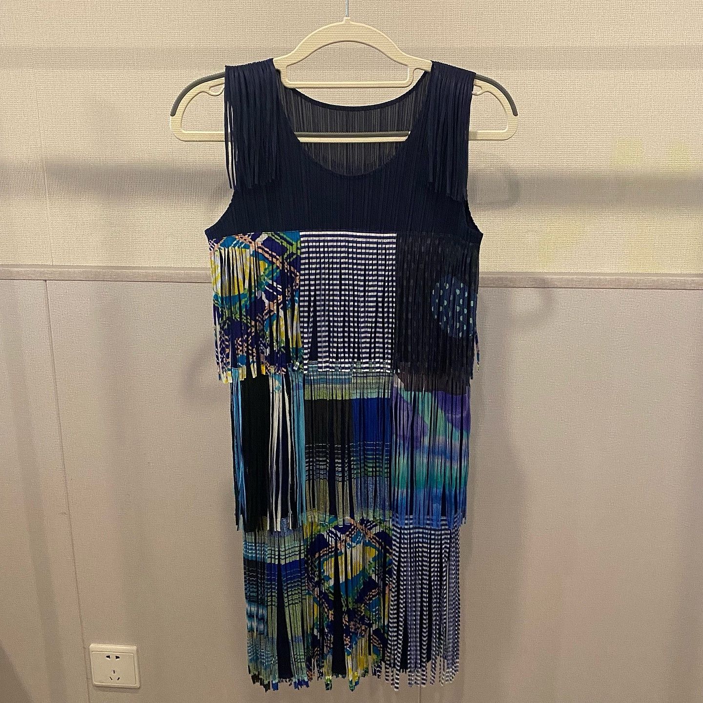 Issey Miyake Issey Miyake Pleats Please Fringe Panel Dress Size M Size M / US 6-8 / IT 42-44 - 1 Thumbnail