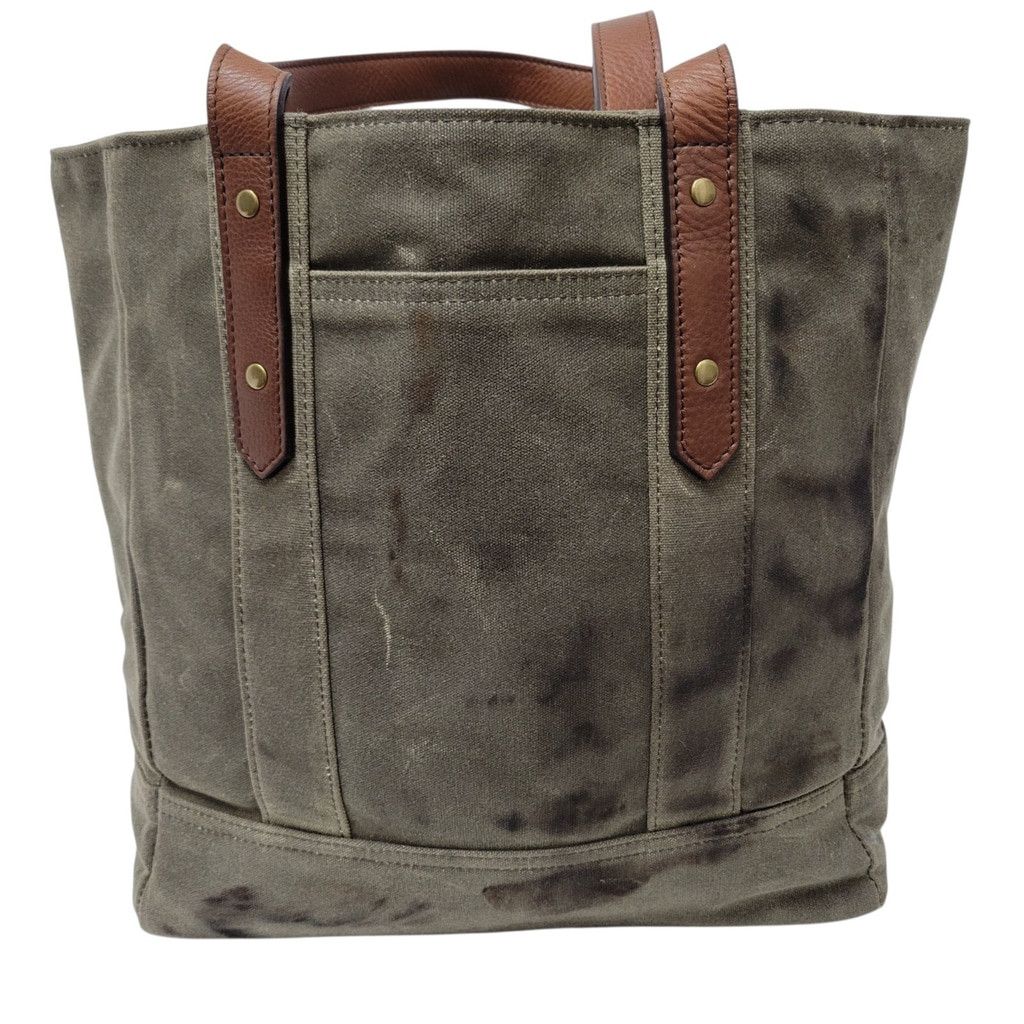 Tecovas Tecovas Moss Green Distressed Waxed Canvas Carry-on Olive To Size ONE SIZE - 5 Thumbnail