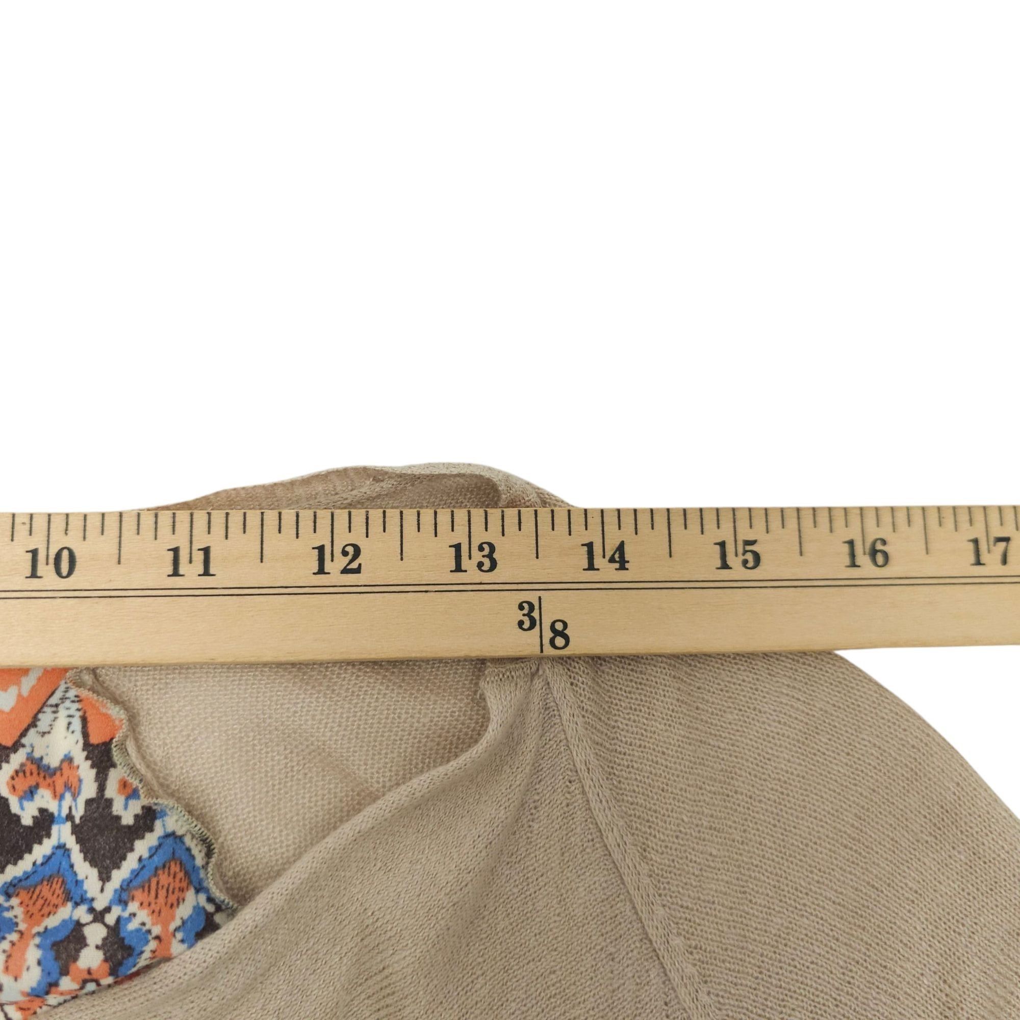 Chicos Chicos Open Front Cardigan Womens Size 1 US M/8 Sweater Tan Size M / US 6-8 / IT 42-44 - 18 Thumbnail
