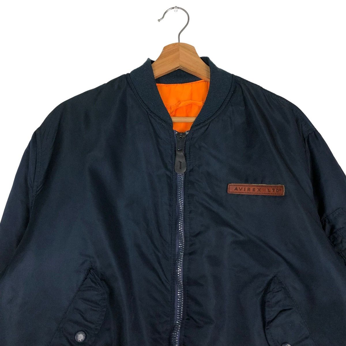 Avirex 🔥RIOT RIOT REVERSIBLE BOMBER JACKET AVIREX LTD USA Size US M / EU 48-50 / 2 - 3 Thumbnail