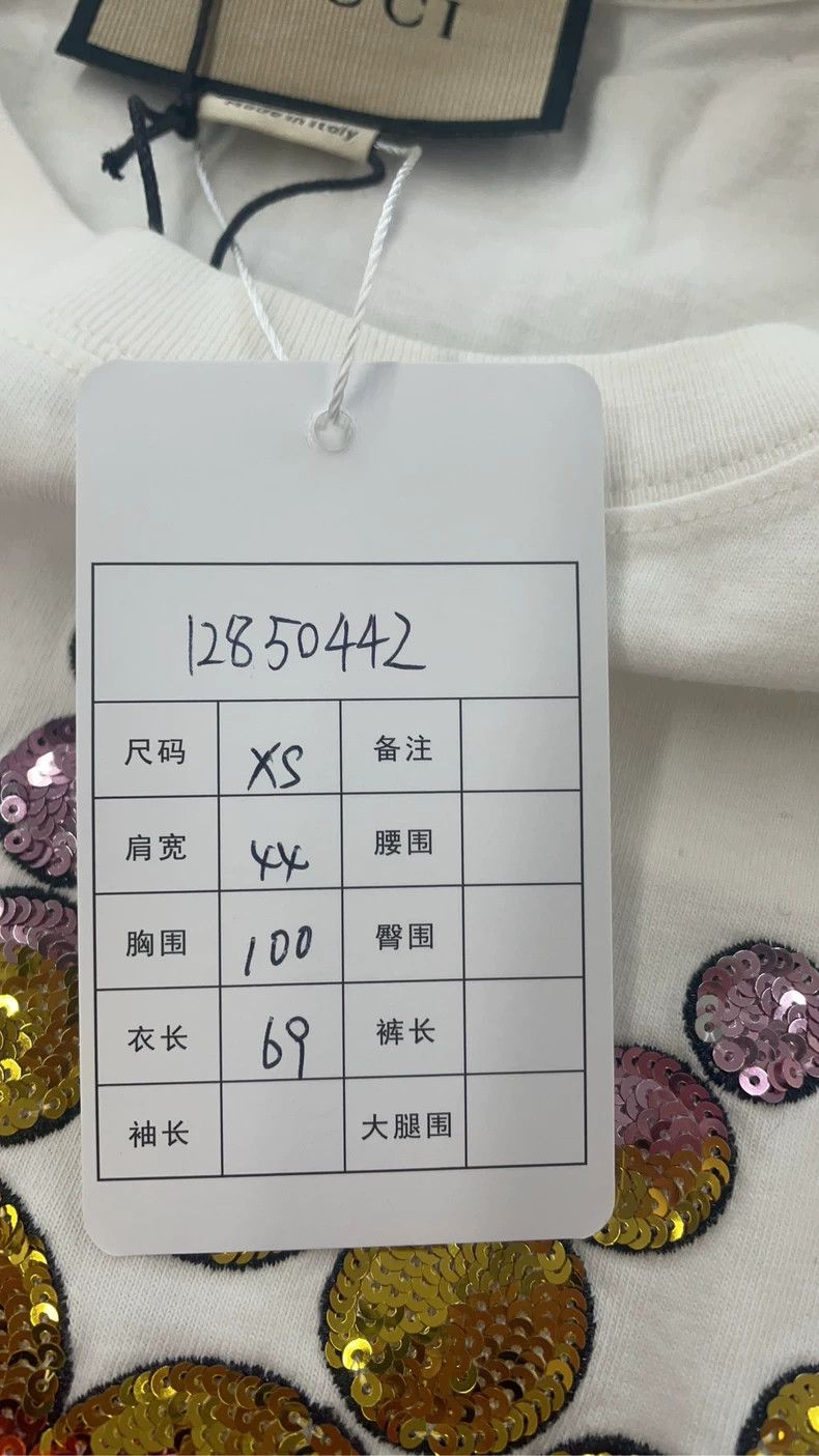 Gucci Gucci Love rainbow gradient sequin T-shirt 2504-Nextarrow Size US XS / EU 42 / 0 - 6 Thumbnail