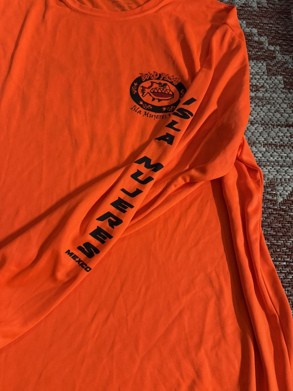 Other Bag Fish Fishing PFG Style Shirt Orange Sz XXL ISLA MUJERES Size US XXL / EU 58 / 5 - 3 Thumbnail