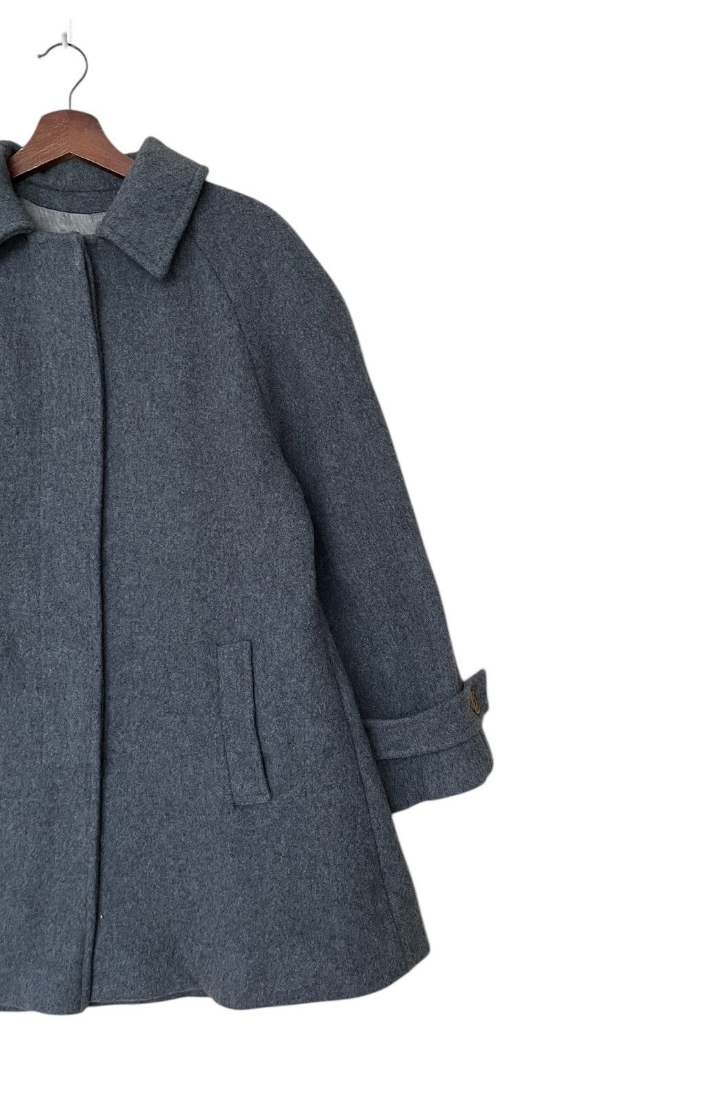 Pendleton × Vintage Vintage Brand Pendleton Wool Trench Coat 1980s Size L / US 10 / IT 46 - 4 Thumbnail