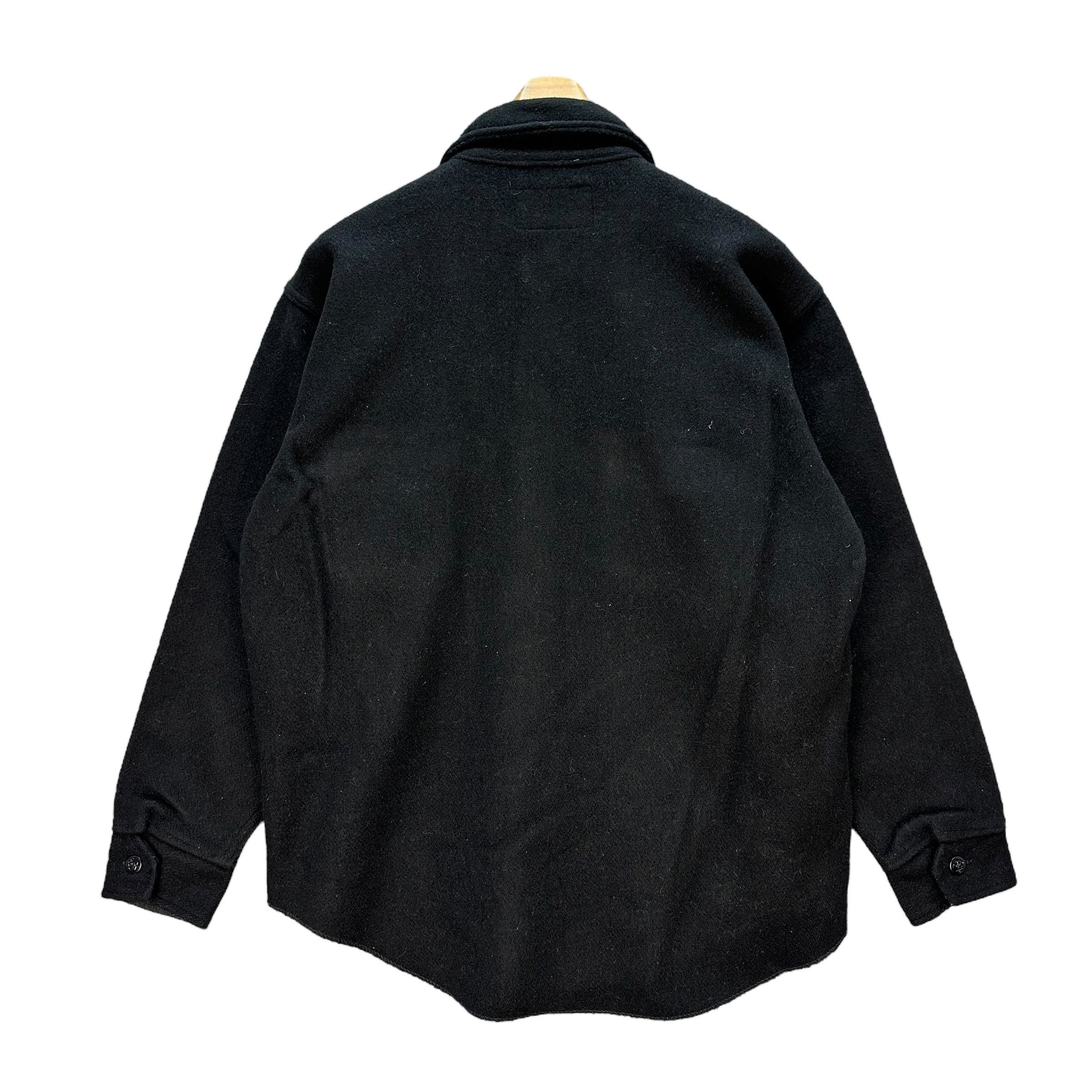Vintage Vintage 80's MELTON Made in Usa Wool Flannel Jacket #A4-0101 Size US L / EU 52-54 / 3 - 7 Thumbnail