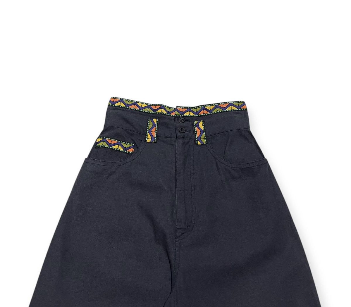 Moschino Vintage Moschino Kantra Wide Pants Size 25" / US 0 / IT 36 - 2 Thumbnail
