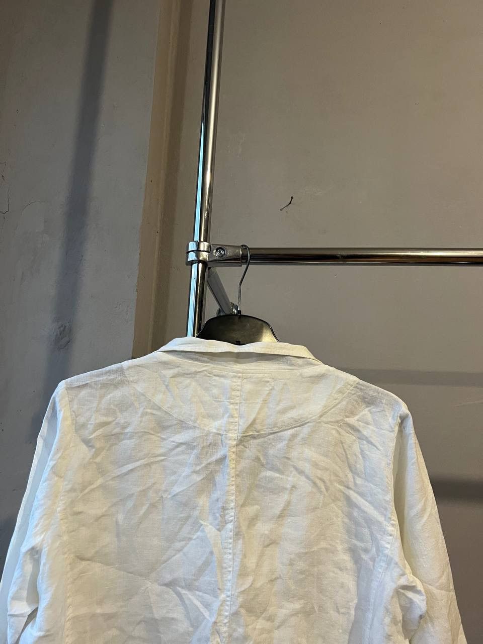 Japanese Brand GRIZAS LINEN WHITE RELAXED FIT BLAZER JACKET JAPANESE SIZE L Size L / US 10 / IT 46 - 13 Thumbnail