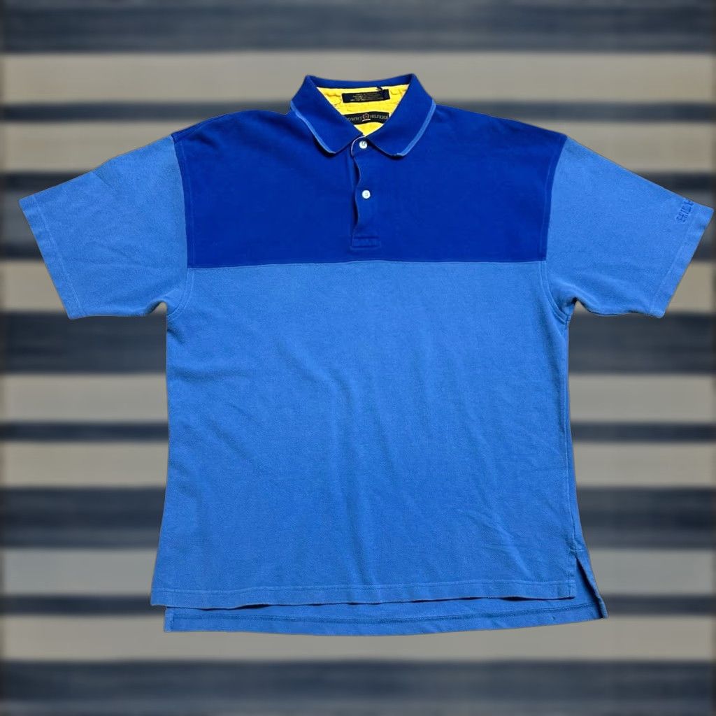 Tommy Hilfiger Tommy Hilfiger Polo Shirt Lot Of 3 Men's L 90s Y2K Short Sleeve Blue Red Knit Embroidered Logo Button-Down Casual Activewear Shirt Size US L / EU 52-54 / 3 - 1 Thumbnail