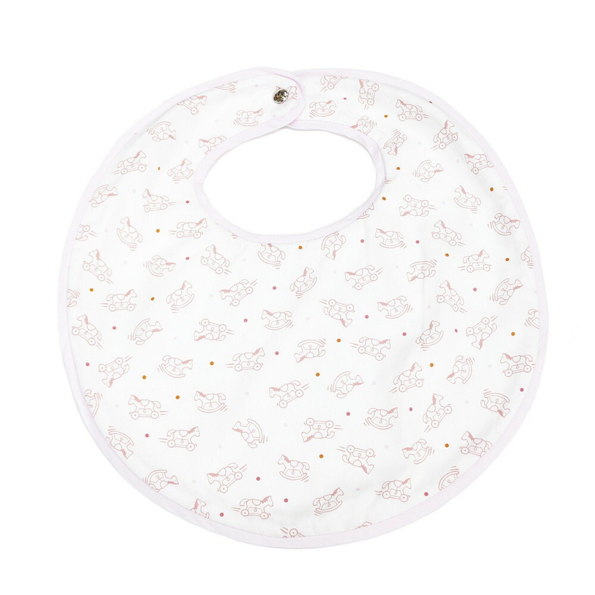 image of Hermes Adada Dot Fashion Accessories Cotton Bib Brb03690000000344 in White, Women's