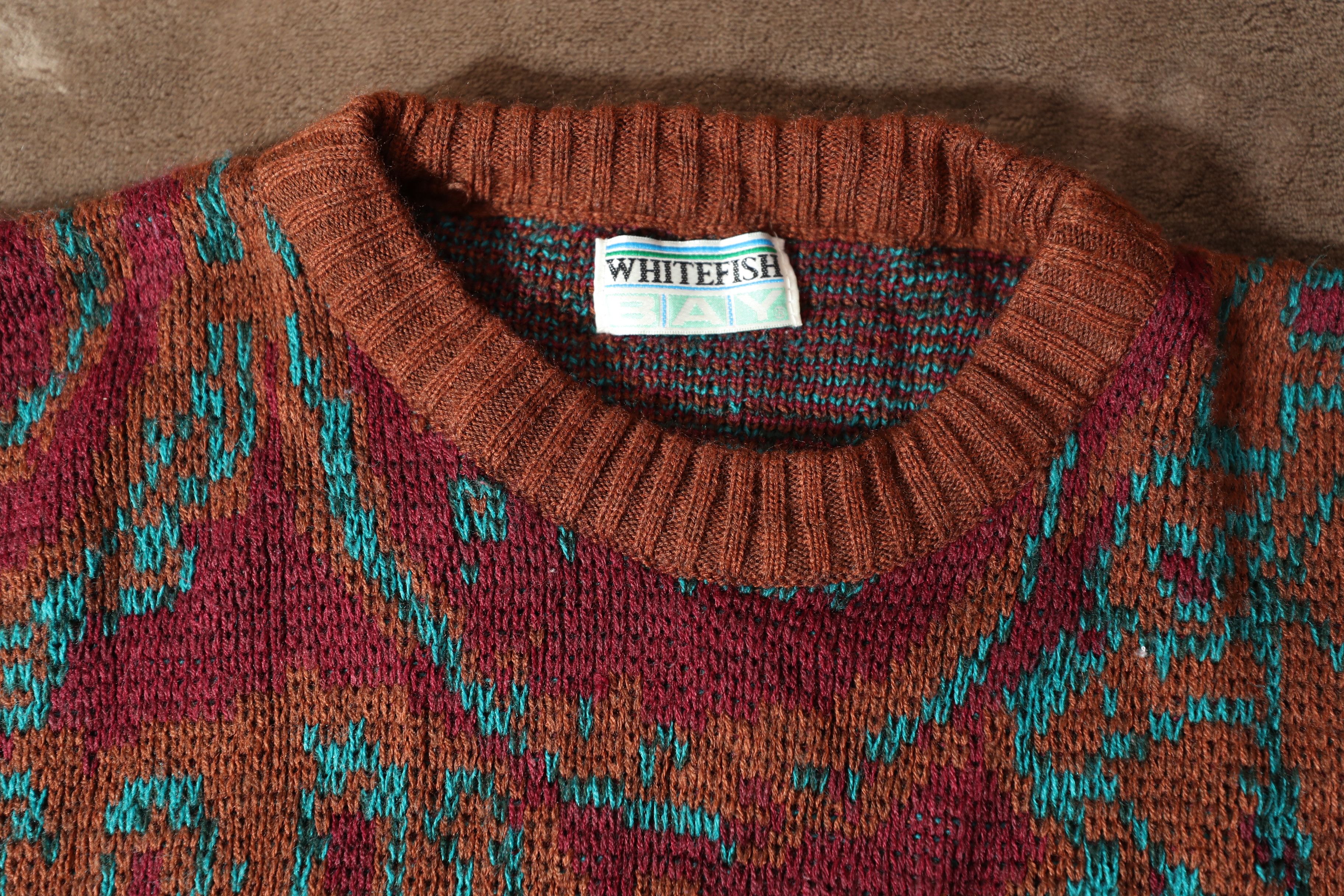 Other Whitefish Bay Vintage Psychedelic Sweater (XL) Size US XL / EU 56 / 4 - 9 Thumbnail