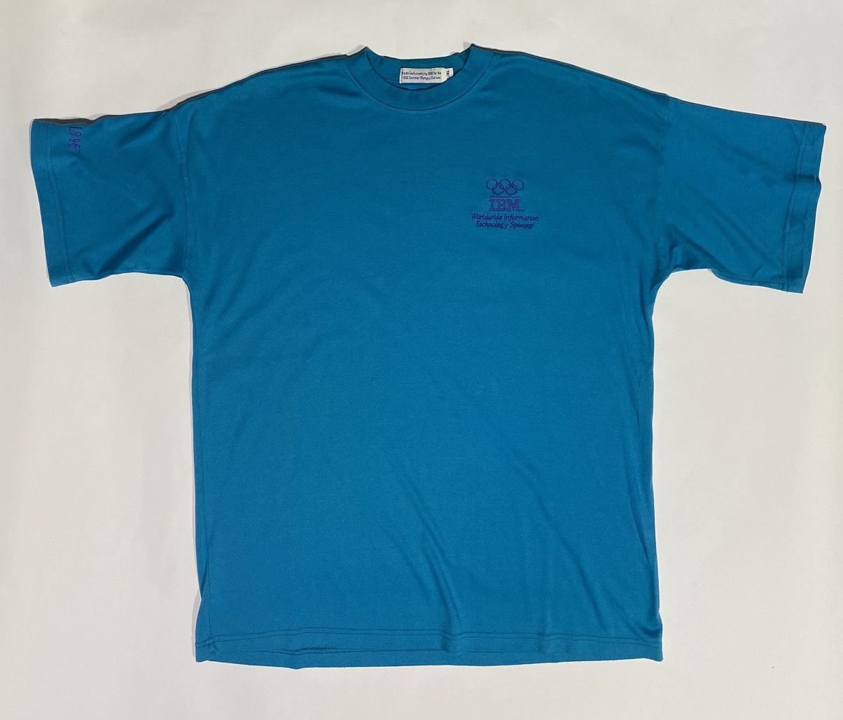 USA Olympics × Vintage Atlanta 96 Olympics IBM Sponsor T-shirt (Size XL ) Size US XL / EU 56 / 4 - 3 Thumbnail