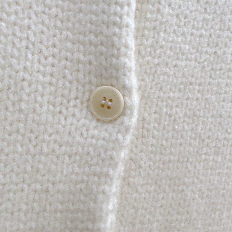 Loro Piana LORO PIANA White knitted vest Size S / US 4 / IT 40 - 5 Thumbnail